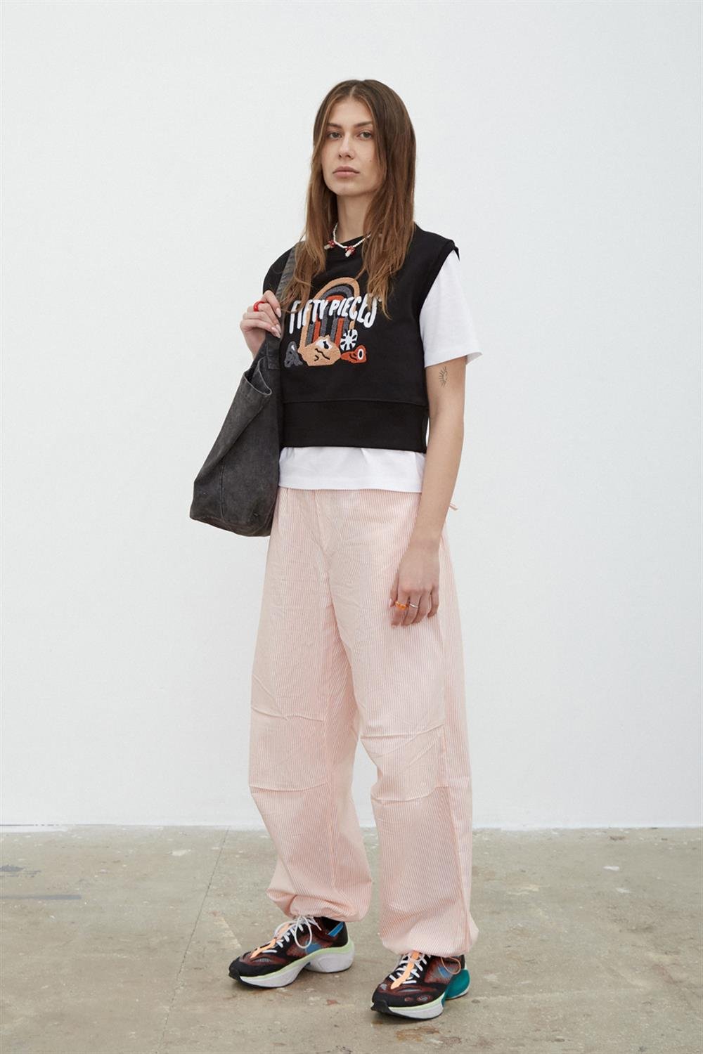 KADIN OVERSIZE CROP SÜVETER
