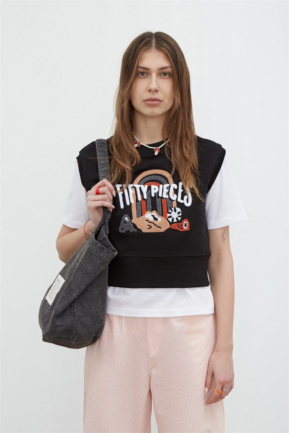 KADIN OVERSIZE CROP SÜVETER