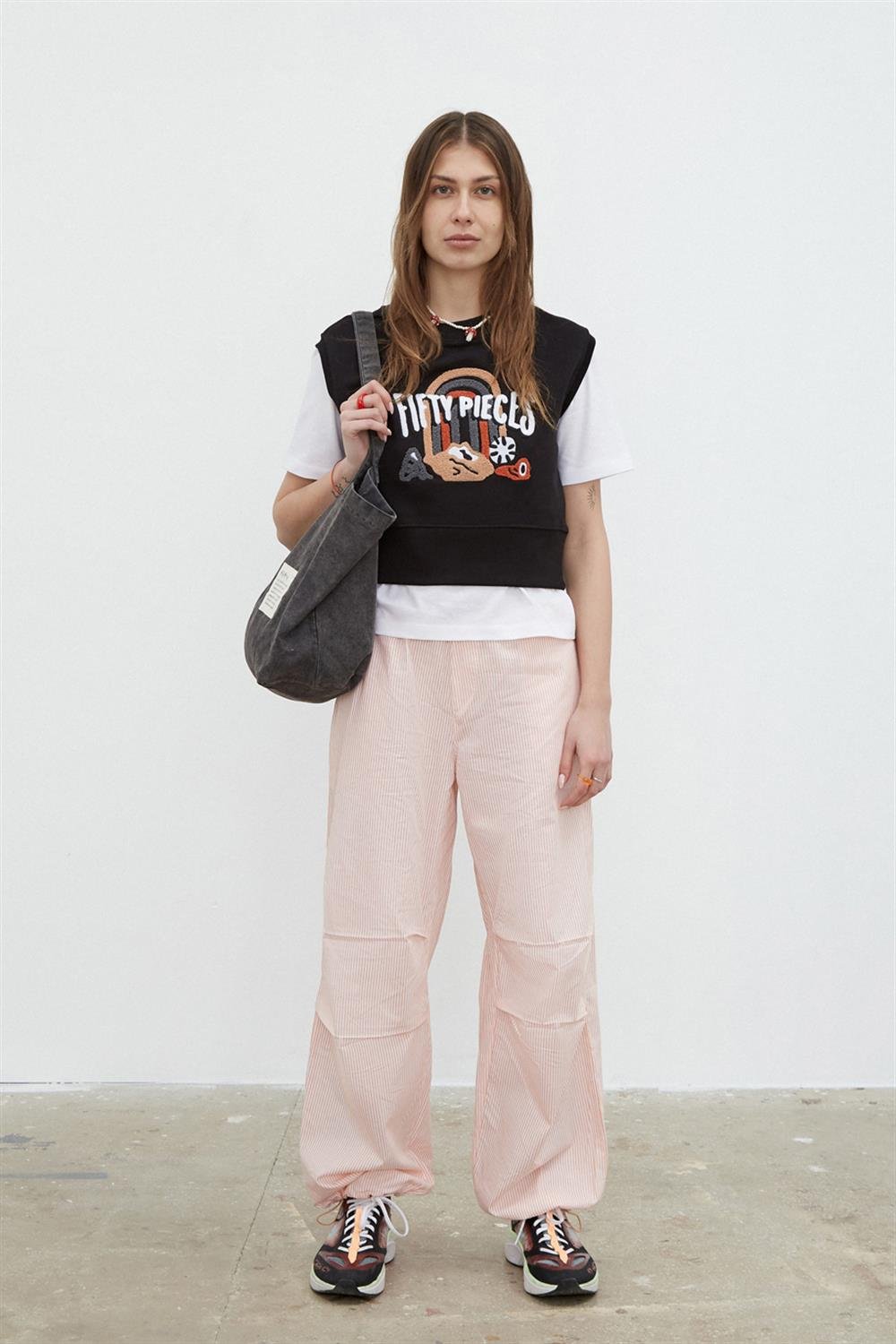 KADIN OVERSIZE CROP SÜVETER