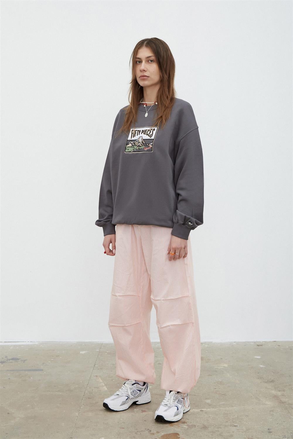 KADIN OVERSIZE SWEATSHIRT