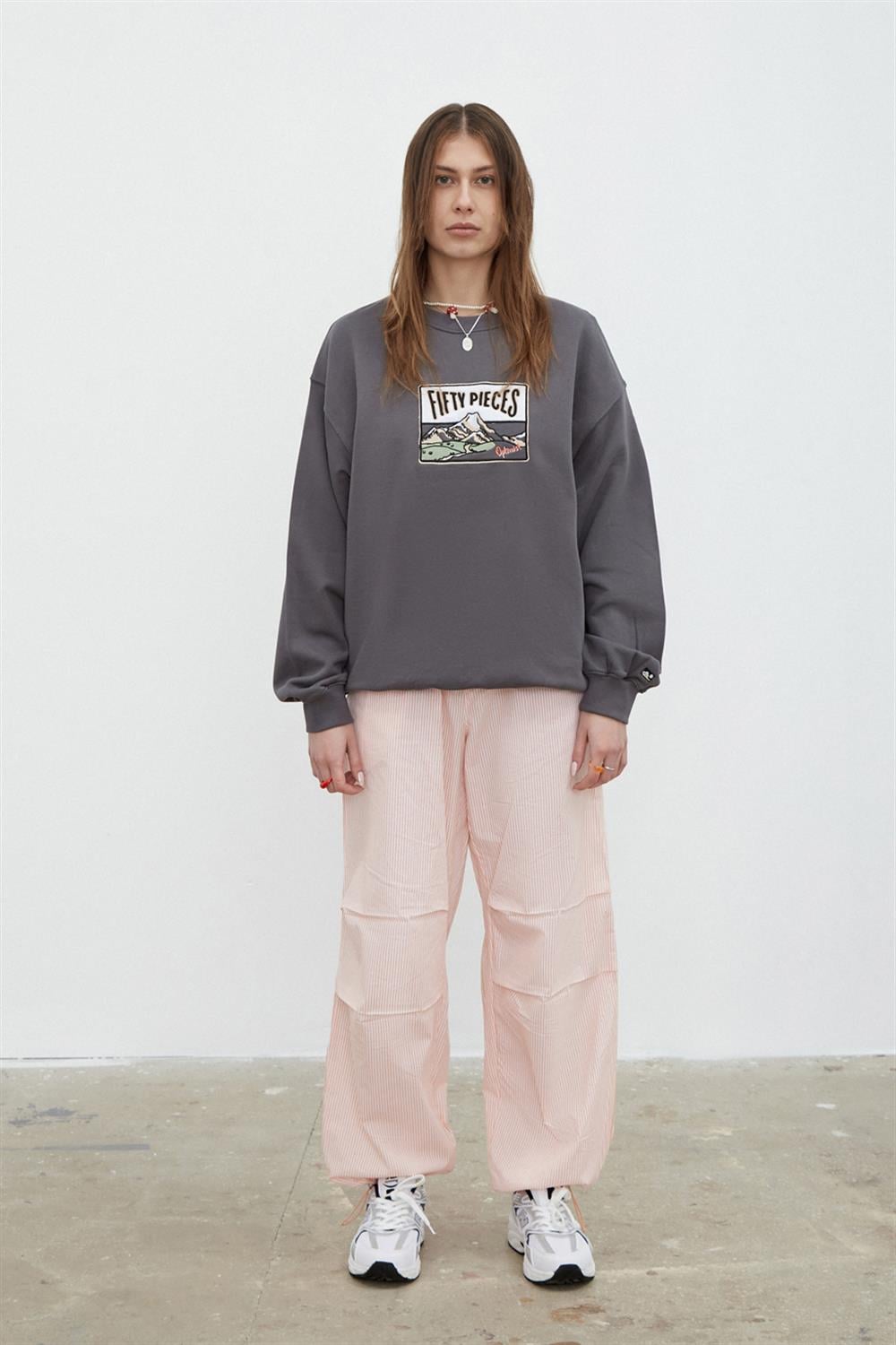 KADIN OVERSIZE SWEATSHIRT