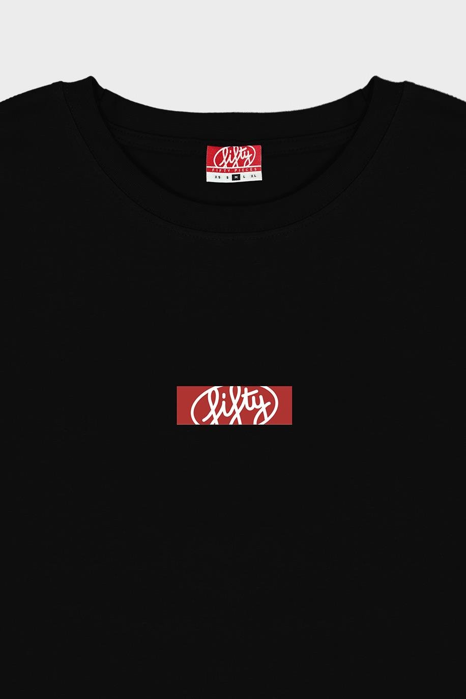 Kadın Siyah Oversize Sırt Baskılı T-Shirt