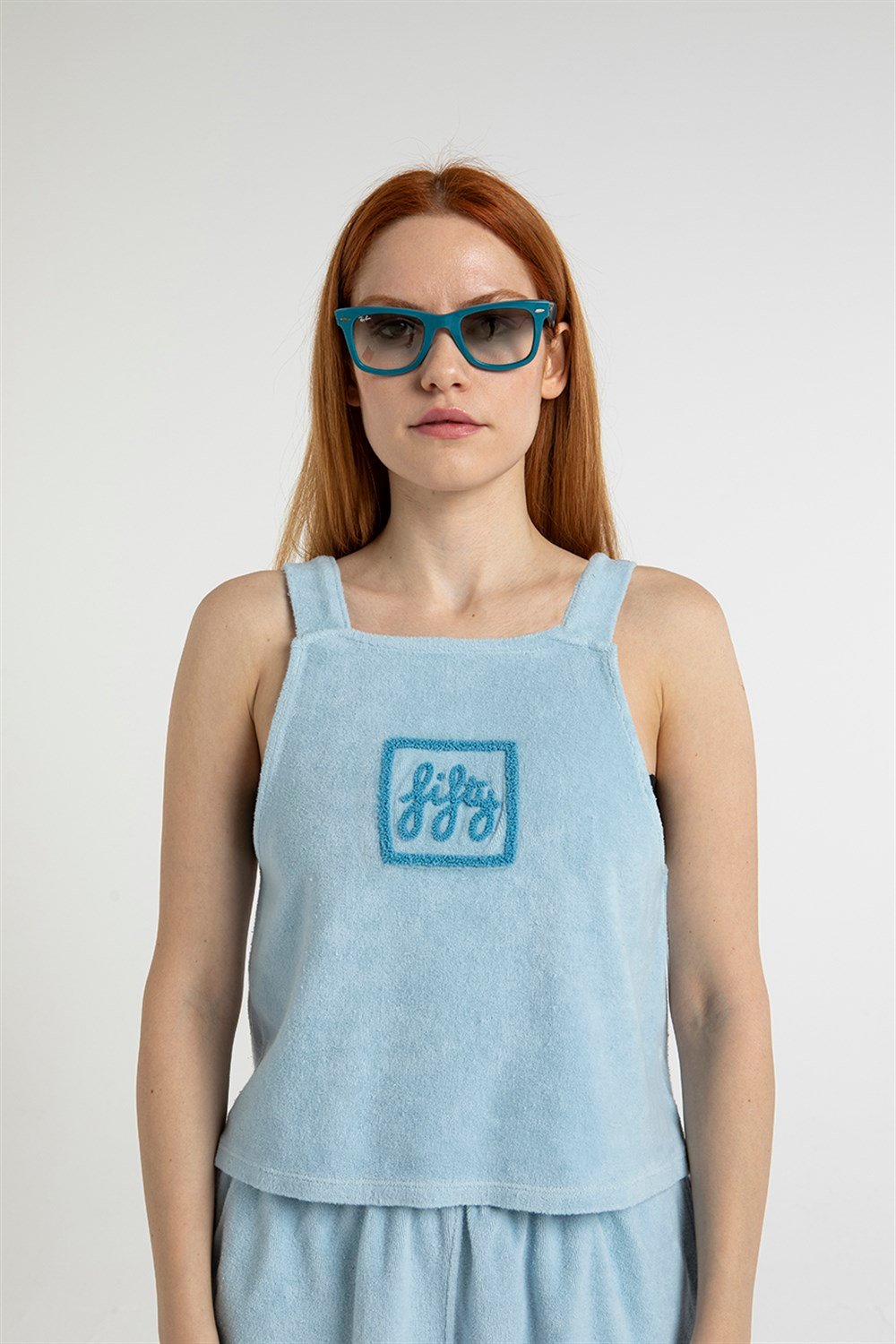 Kadın Terry Havlu Crop Top