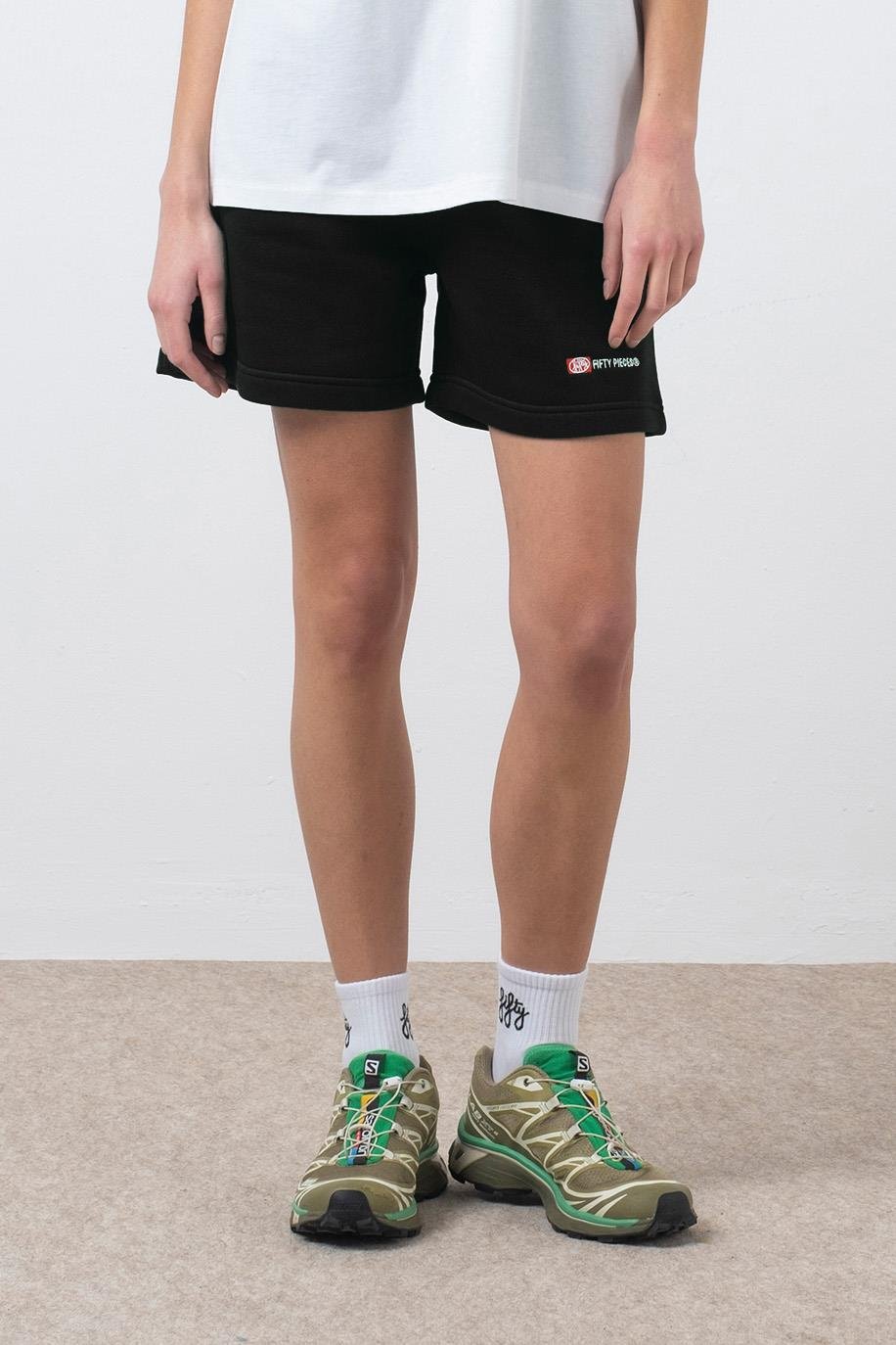 Siyah Bermuda Jogger Şort