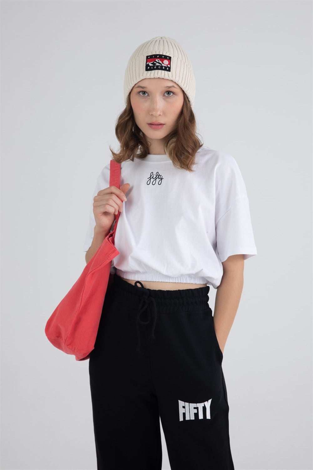 Vintage Red Cloth Tote Bag