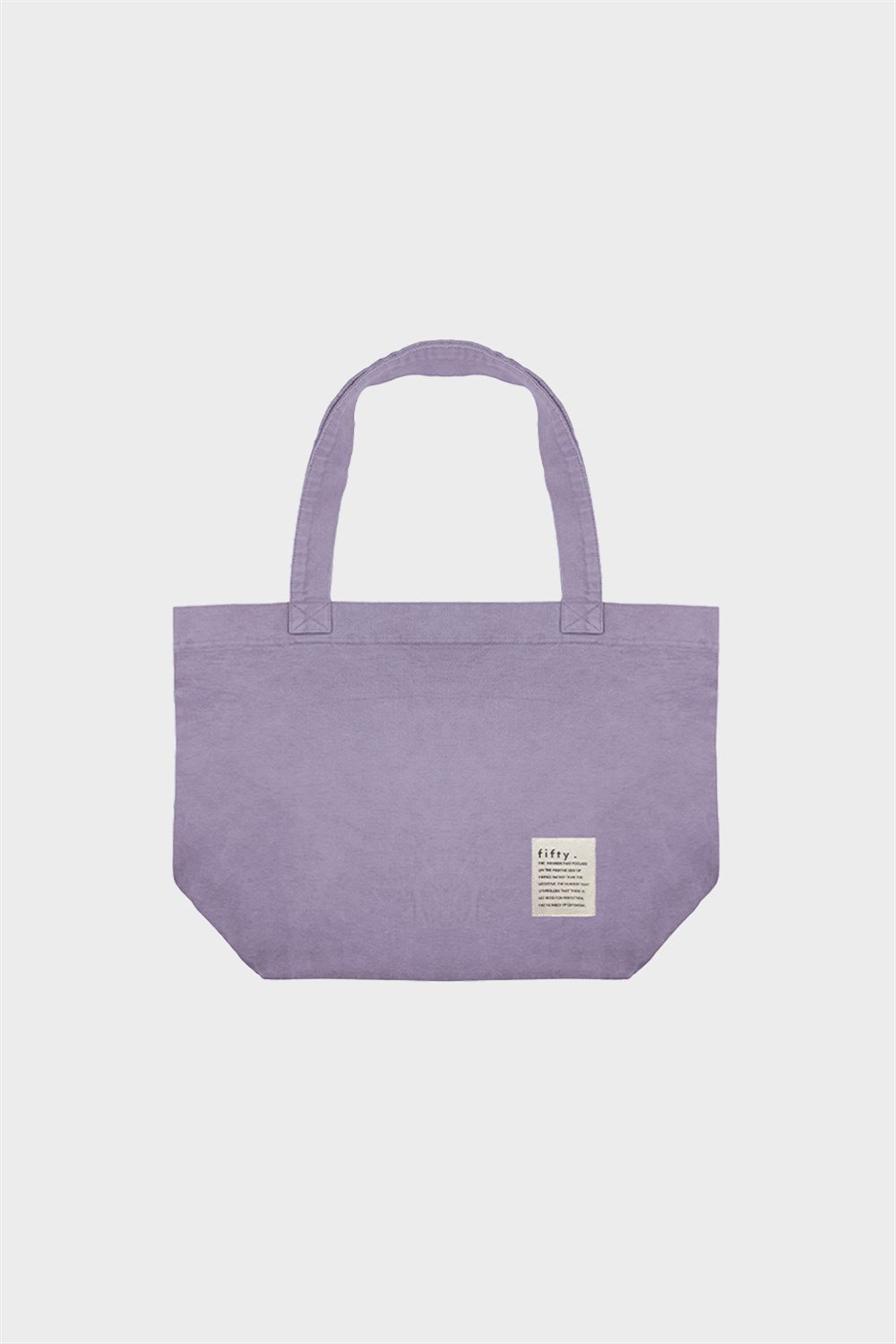 Soluk Efektli Bez Tote Çanta