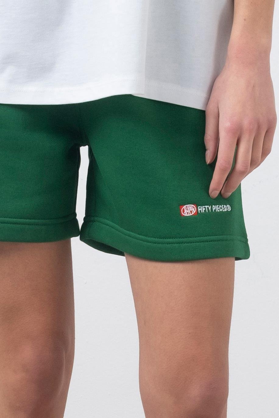 Yeşil Bermuda Jogger Şort