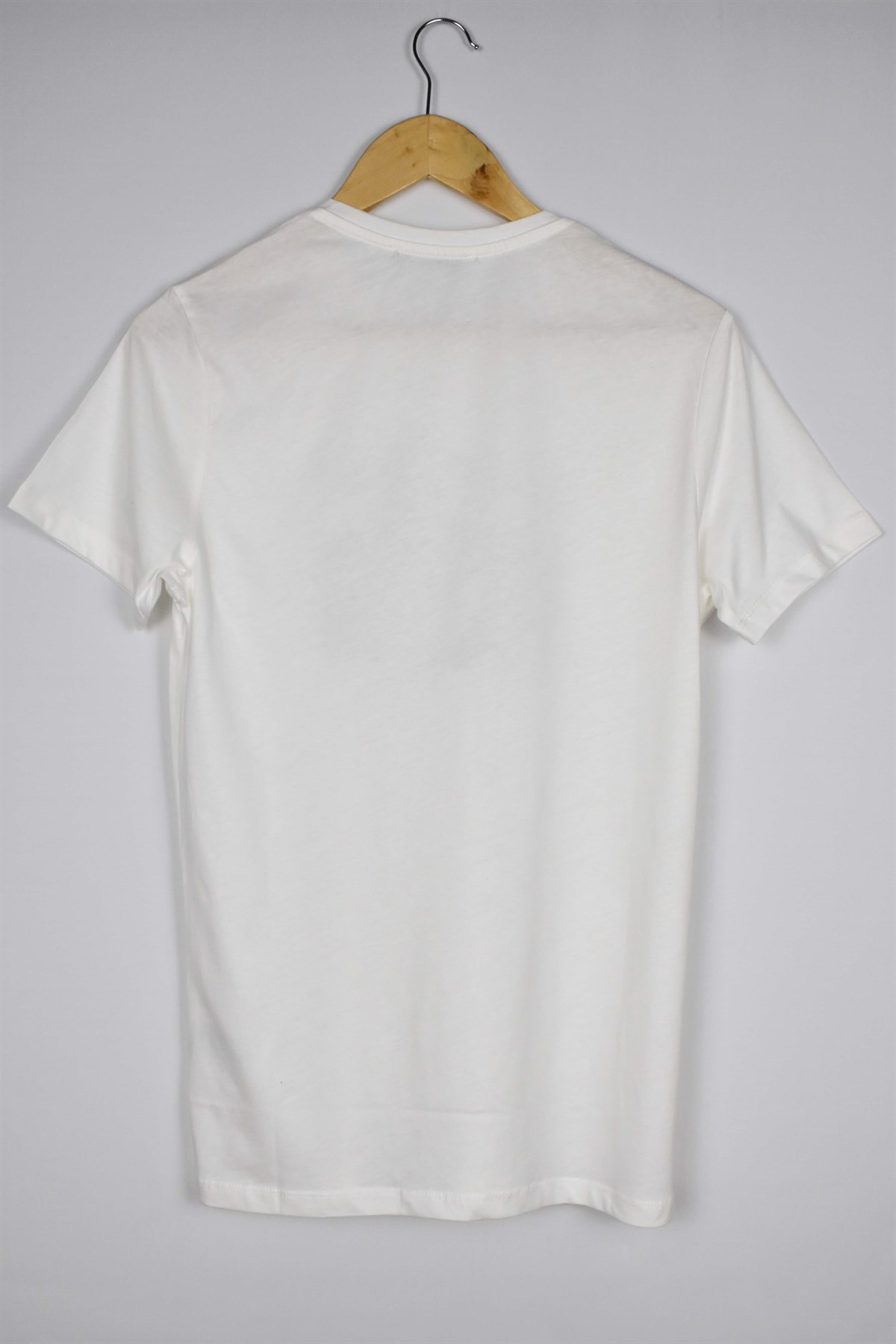 Erkek Flok Baskılı T-Shirt