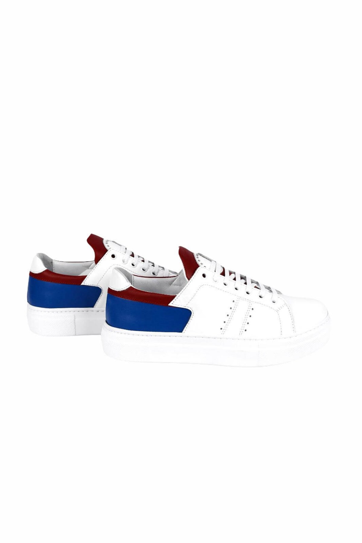 Hakiki Deri Beyaz Kadın Sneaker  ITW308WW