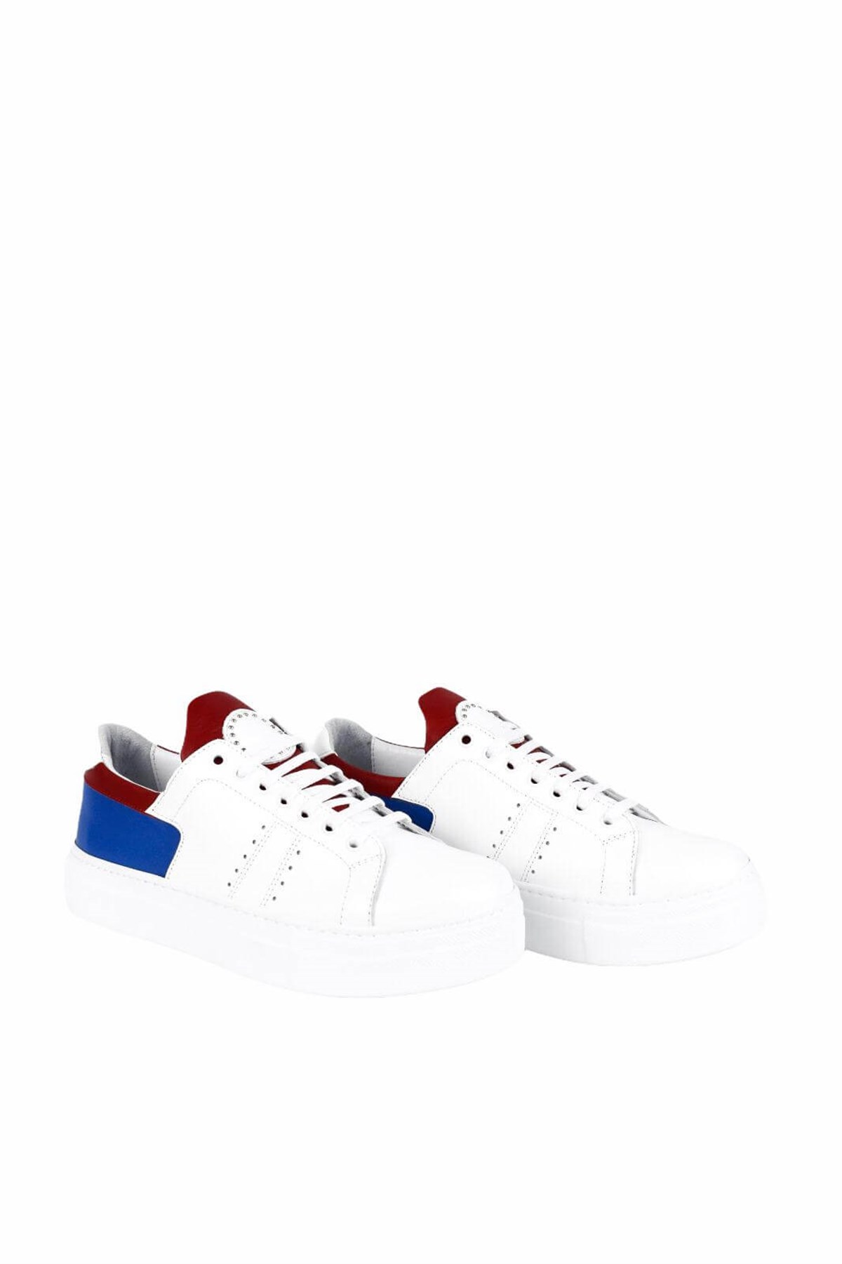Hakiki Deri Beyaz Kadın Sneaker  ITW308WW