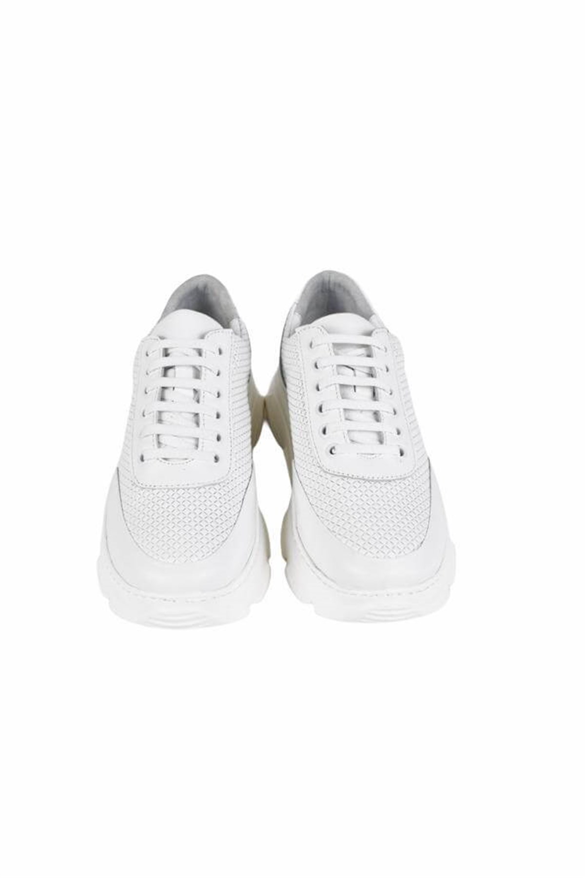 Hakiki Deri Beyaz Kadın Sneaker ITW1677WW