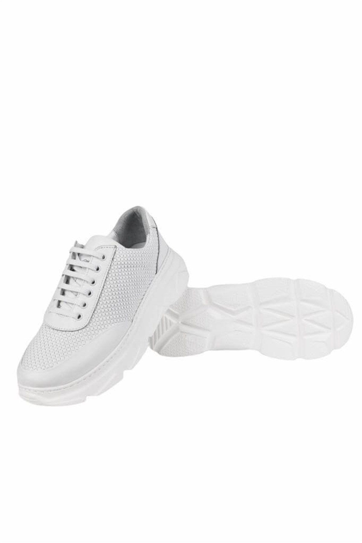 Hakiki Deri Beyaz Kadın Sneaker ITW1677WW