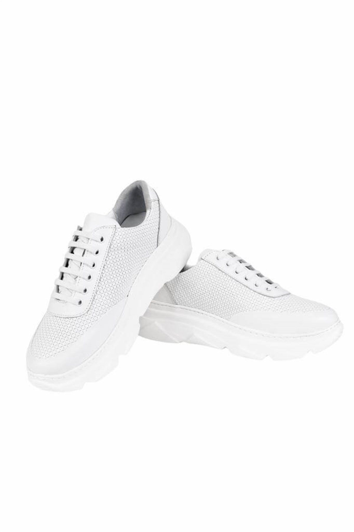 Hakiki Deri Beyaz Kadın Sneaker ITW1677WW