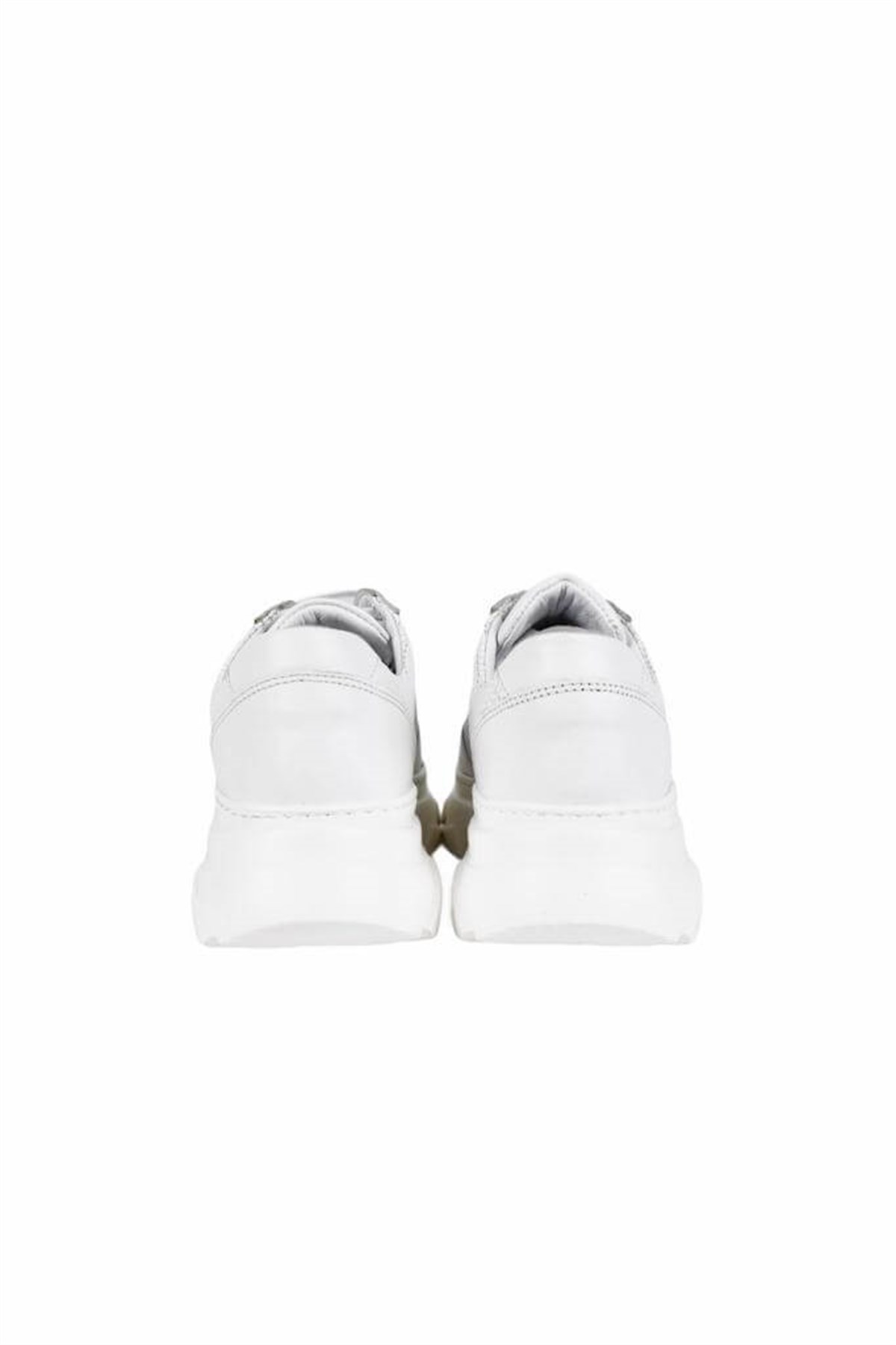 Hakiki Deri Beyaz Kadın Sneaker ITW1677WW