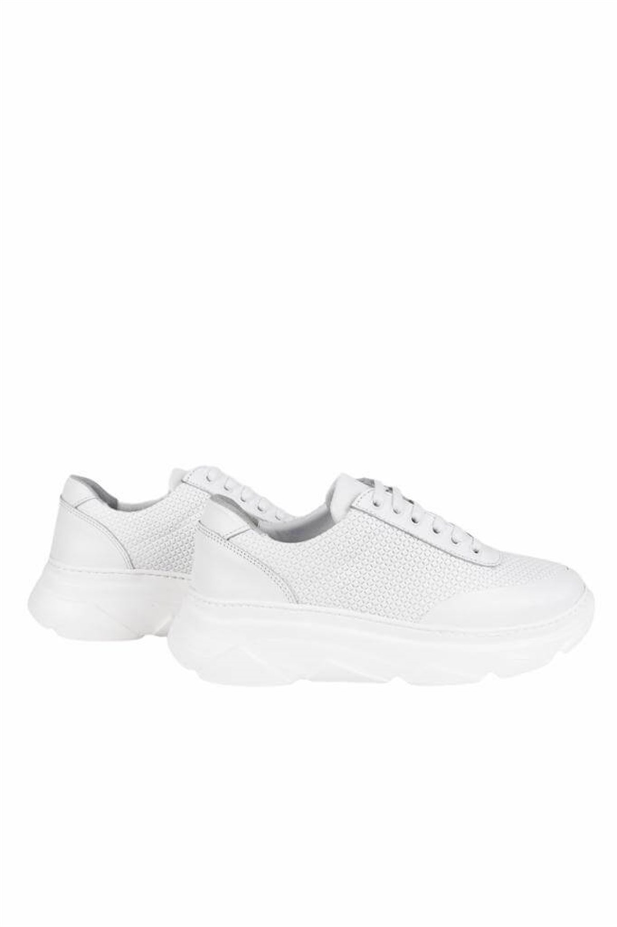 Hakiki Deri Beyaz Kadın Sneaker ITW1677WW