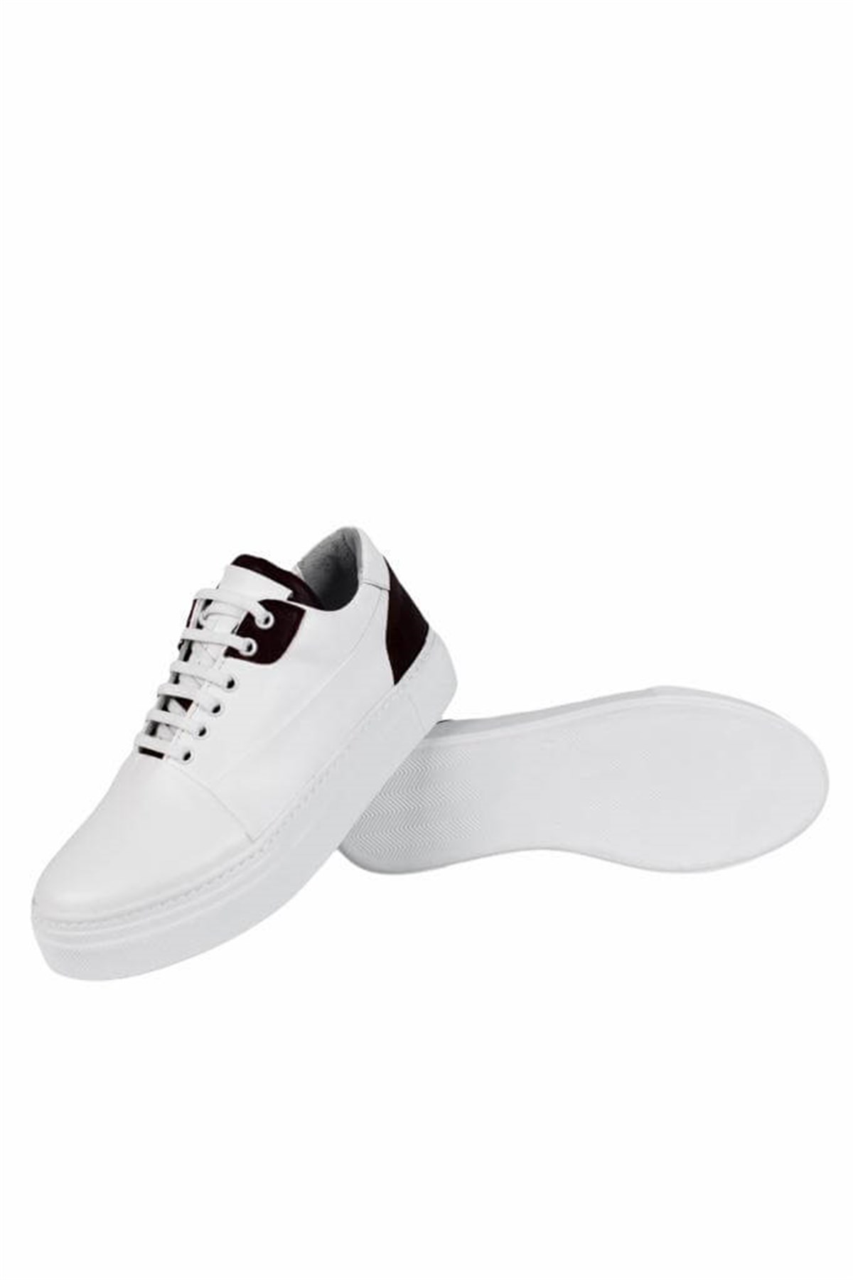 Hakiki Deri Beyaz Kadın Sneaker ITW3010WW