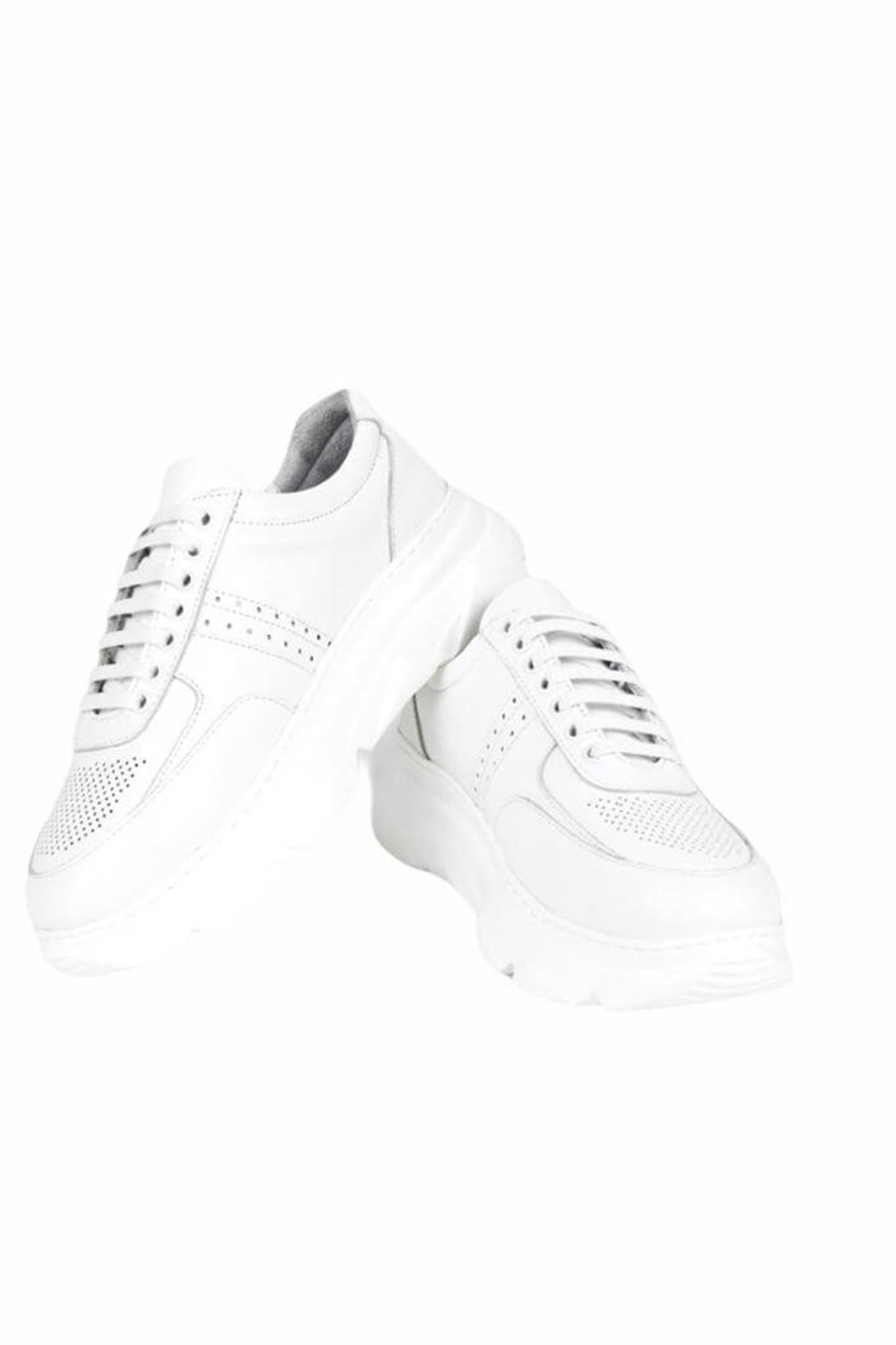 Hakiki Deri Beyaz Kadın Sneaker ITW348WW