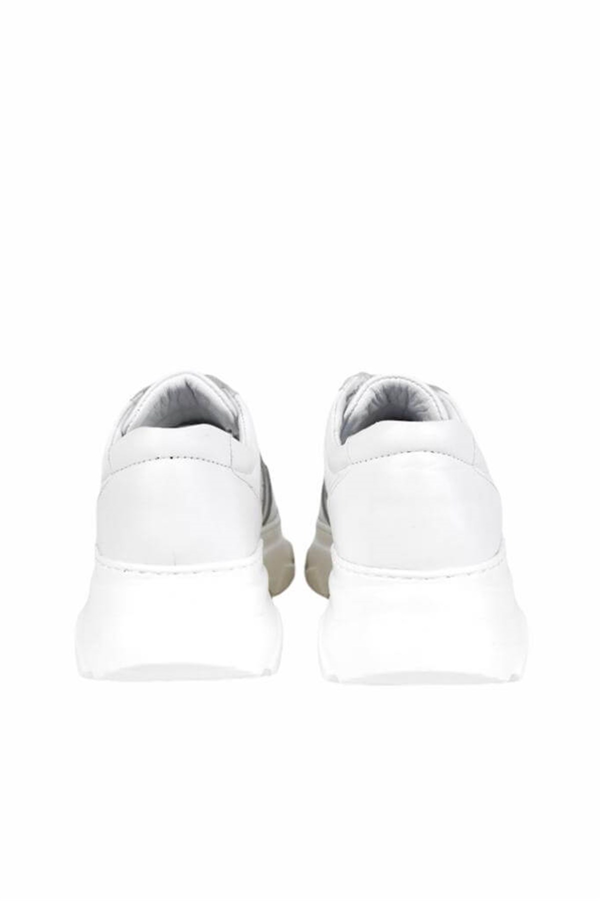 Hakiki Deri Beyaz Kadın Sneaker ITW348WW