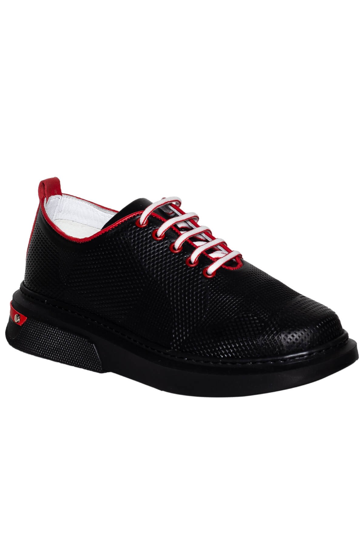 Hakiki Deri Siyah Kadın Sneaker ITW8000BW