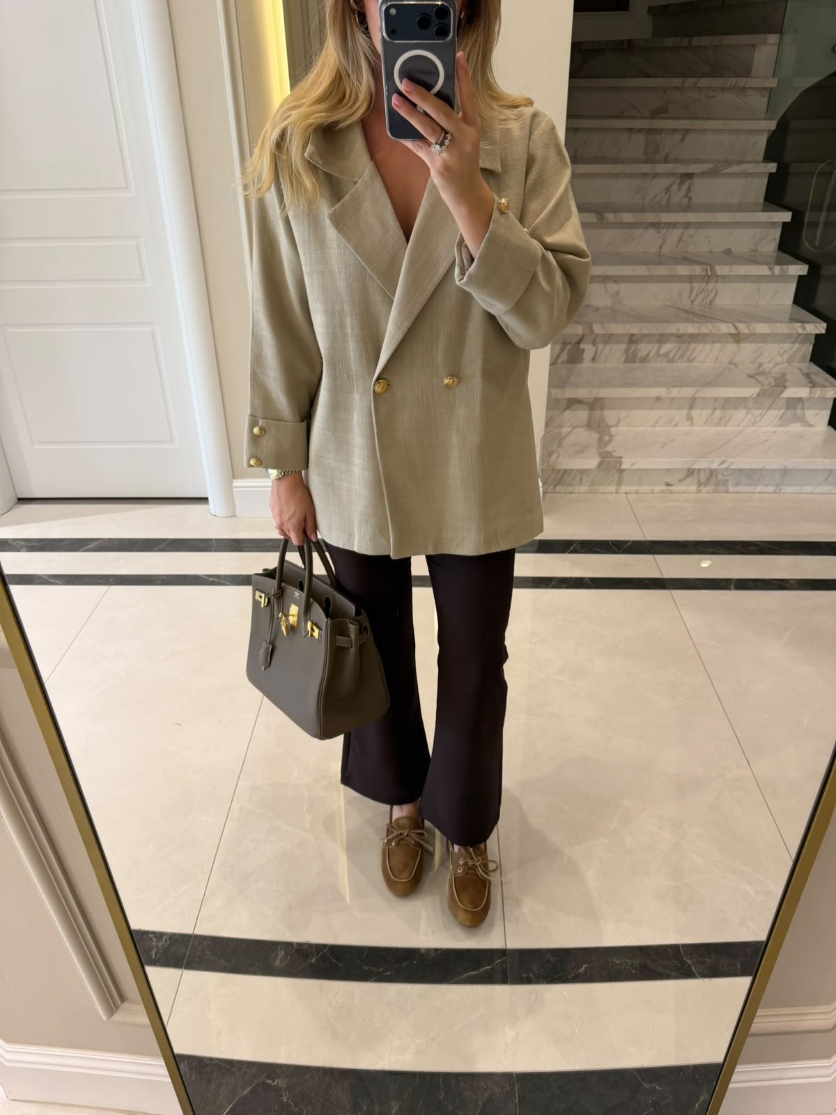 Bej Oversize Ceket - 9303