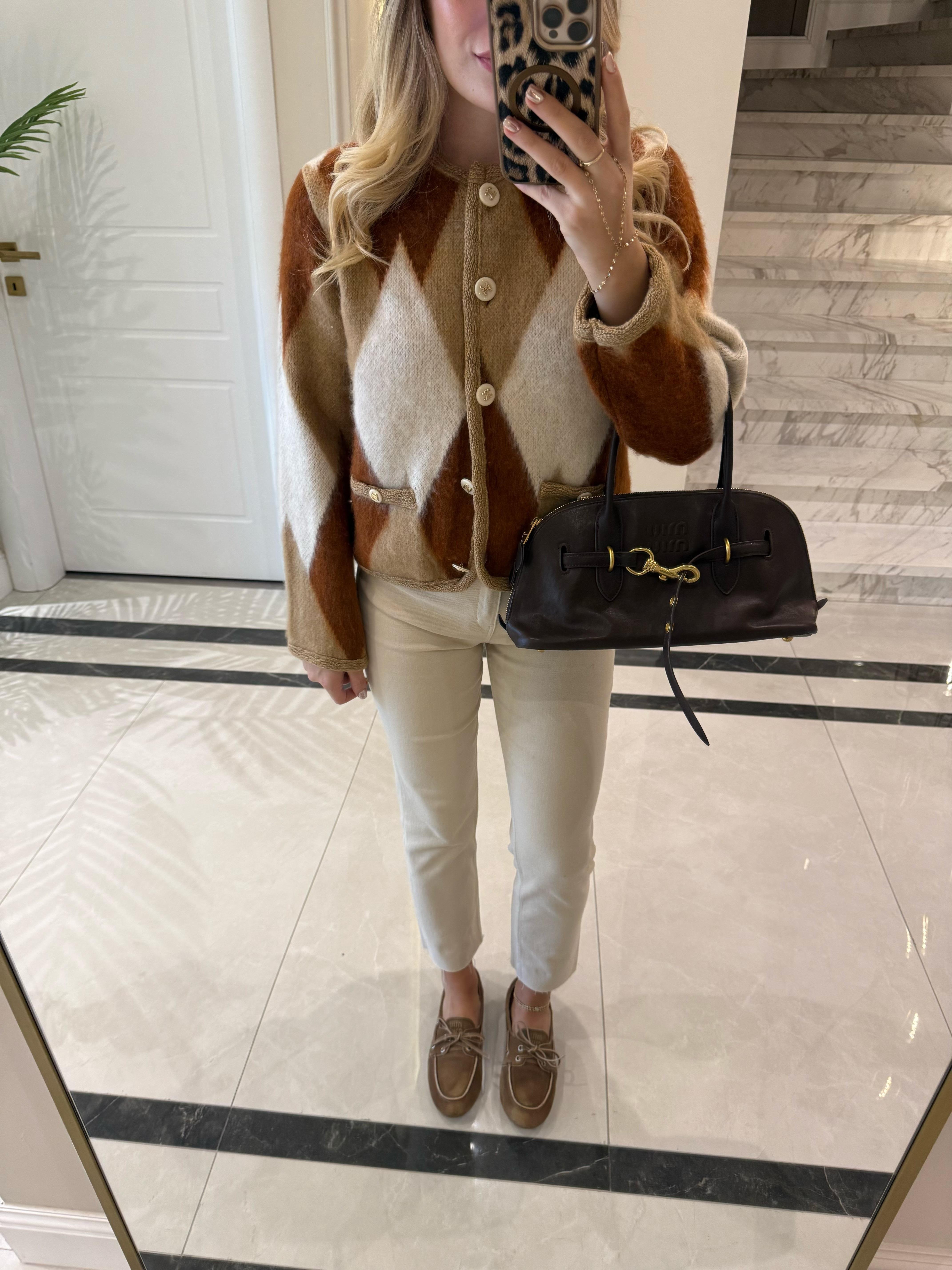 Camel-Taba Baklava Marka Model Hırka