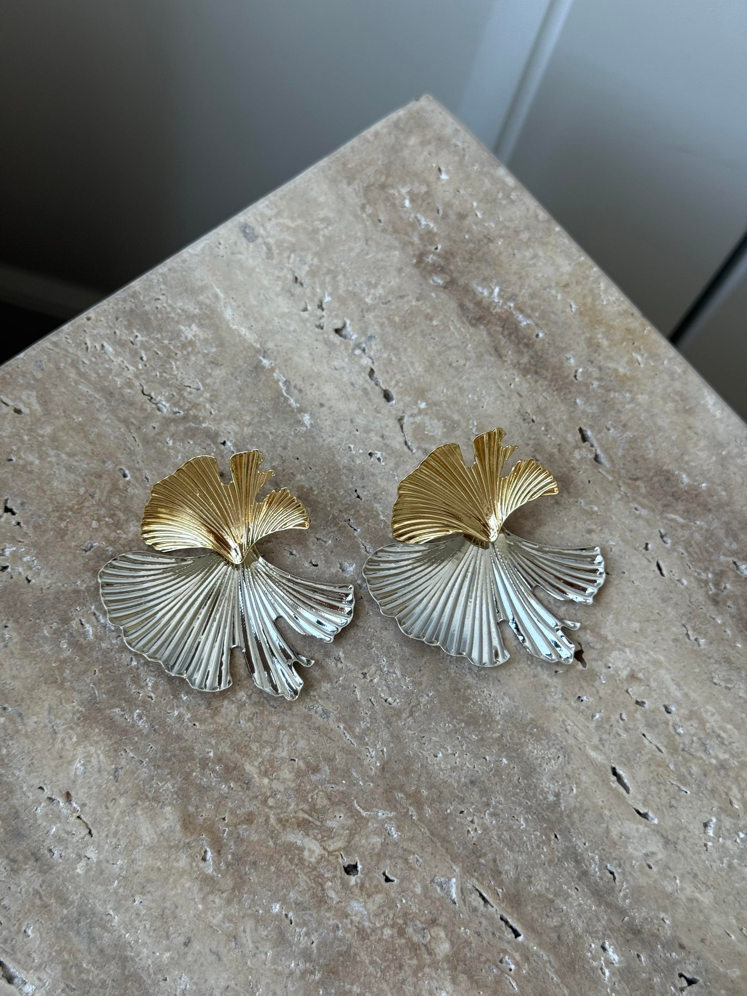 Çift Renkli Leona Küpe