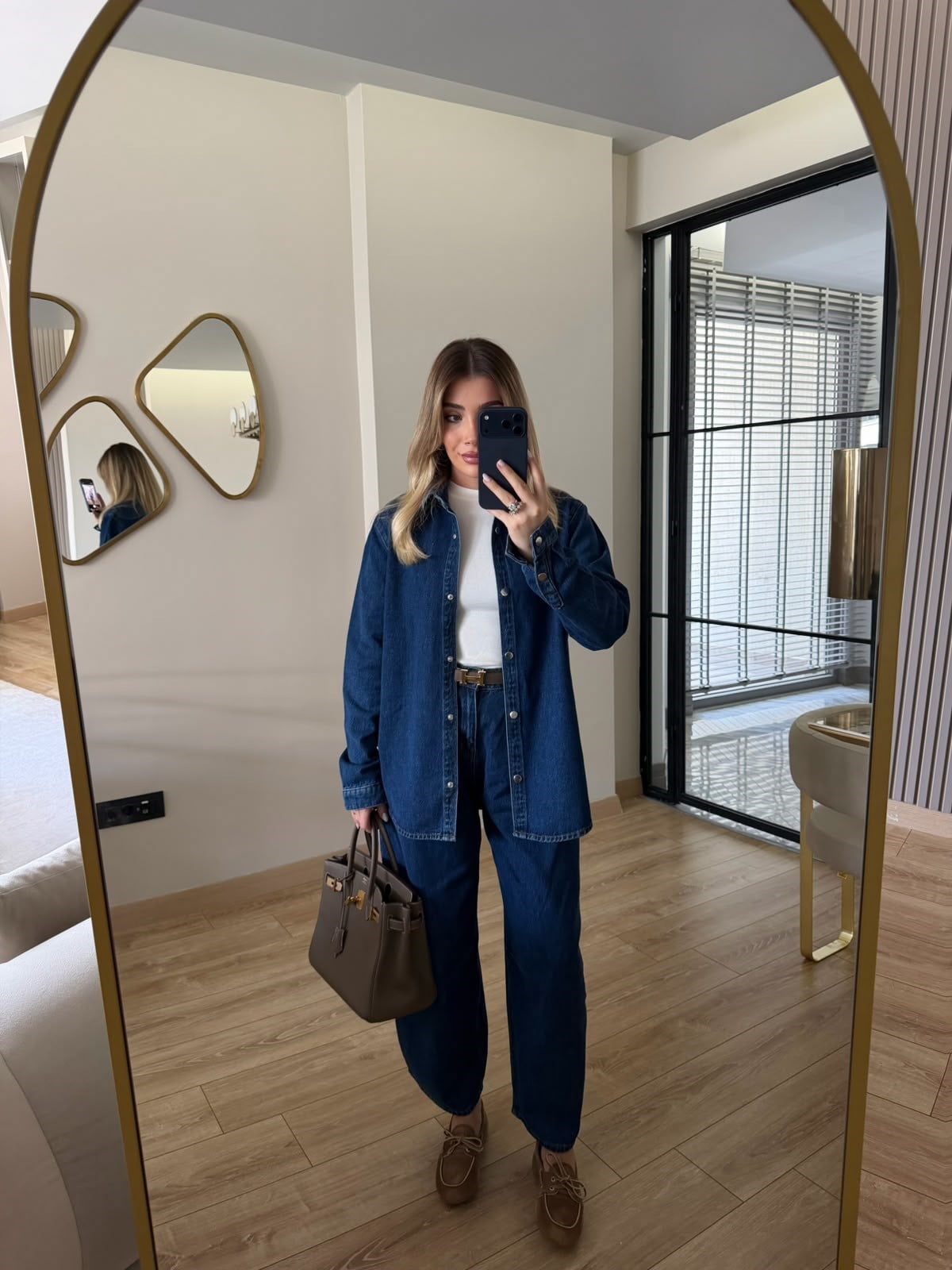 Koyu Mavi Denim İkili Takım - ÖN SİPARİŞ ÜRÜNÜDÜR KARGO ÇIKIŞI 15.09.2026 TARİHİNDE OLACAKTIR
