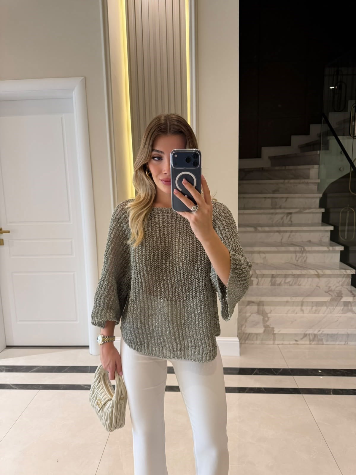 Luma Çağla Yeşili Triko - 5544