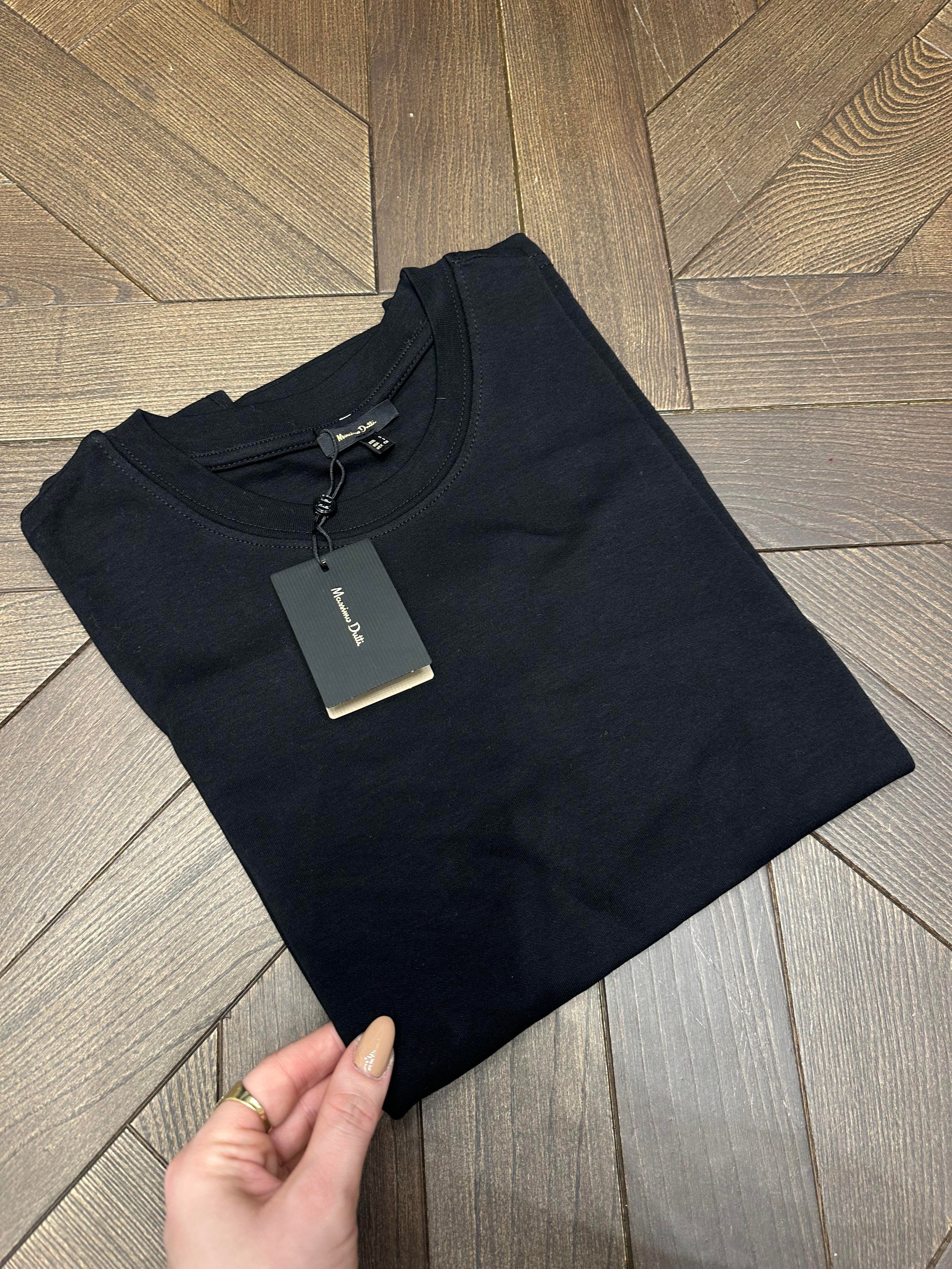 Siyah MS Uzun Kollu Oversize Basic Tişört 