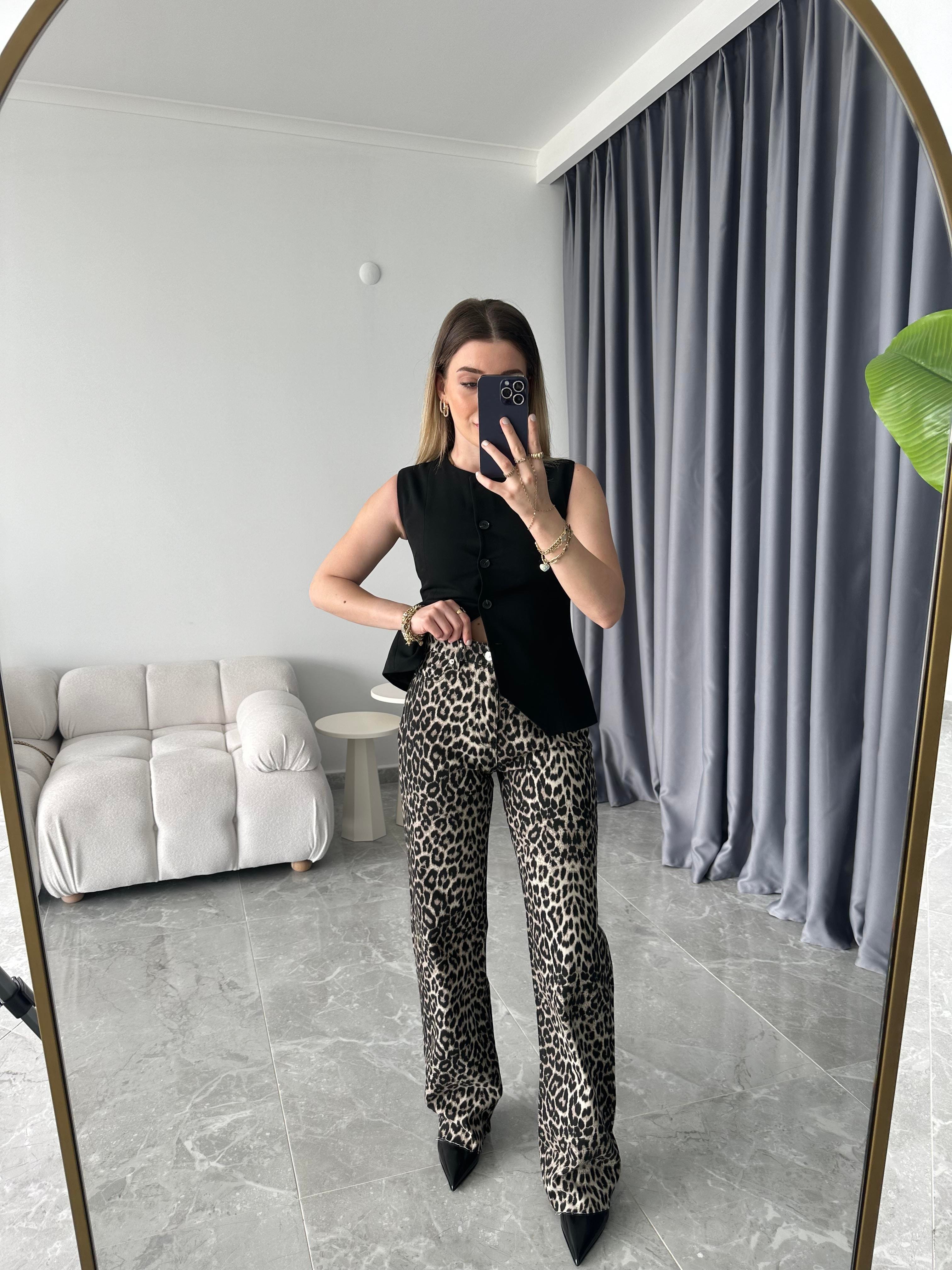 Siyah New Leo Straight Jean 