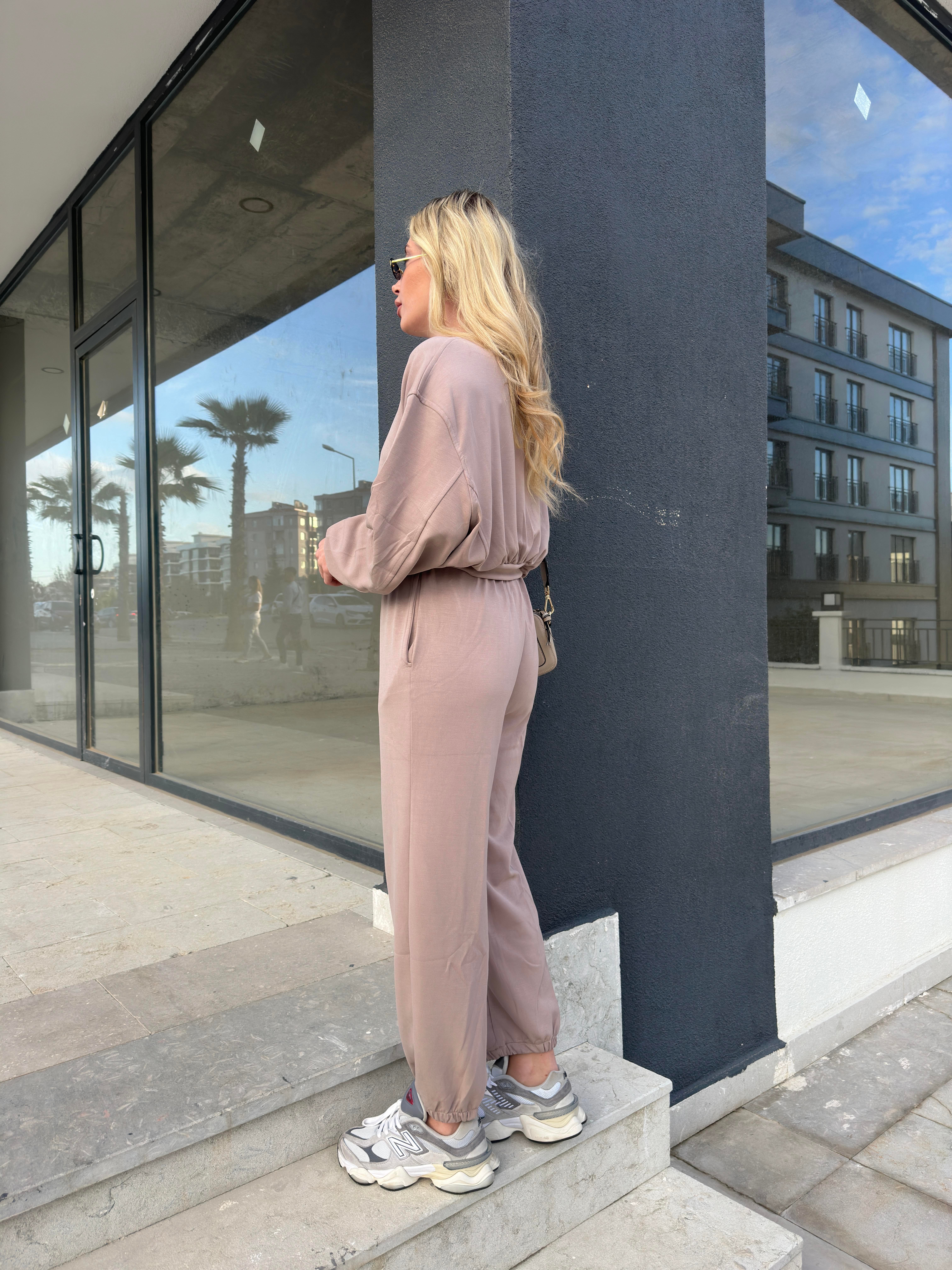 Vizon Modal Kumaş İkili Sweat Takım