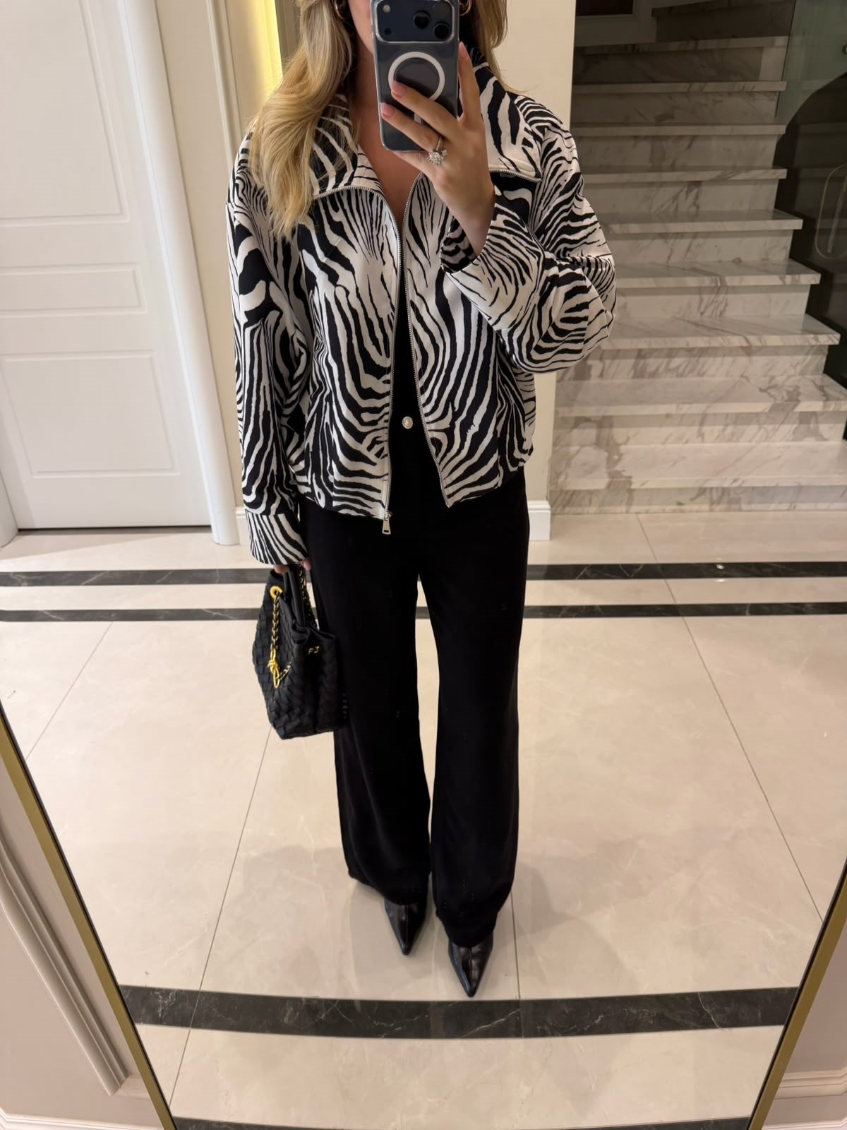 Zebra Desen Lisa Ceket - ÖN SİPARİŞTİR ÜRÜN ÇIKIŞ TARİHİ 25.09.2026 TARİHİNDE OLACAKTIR 