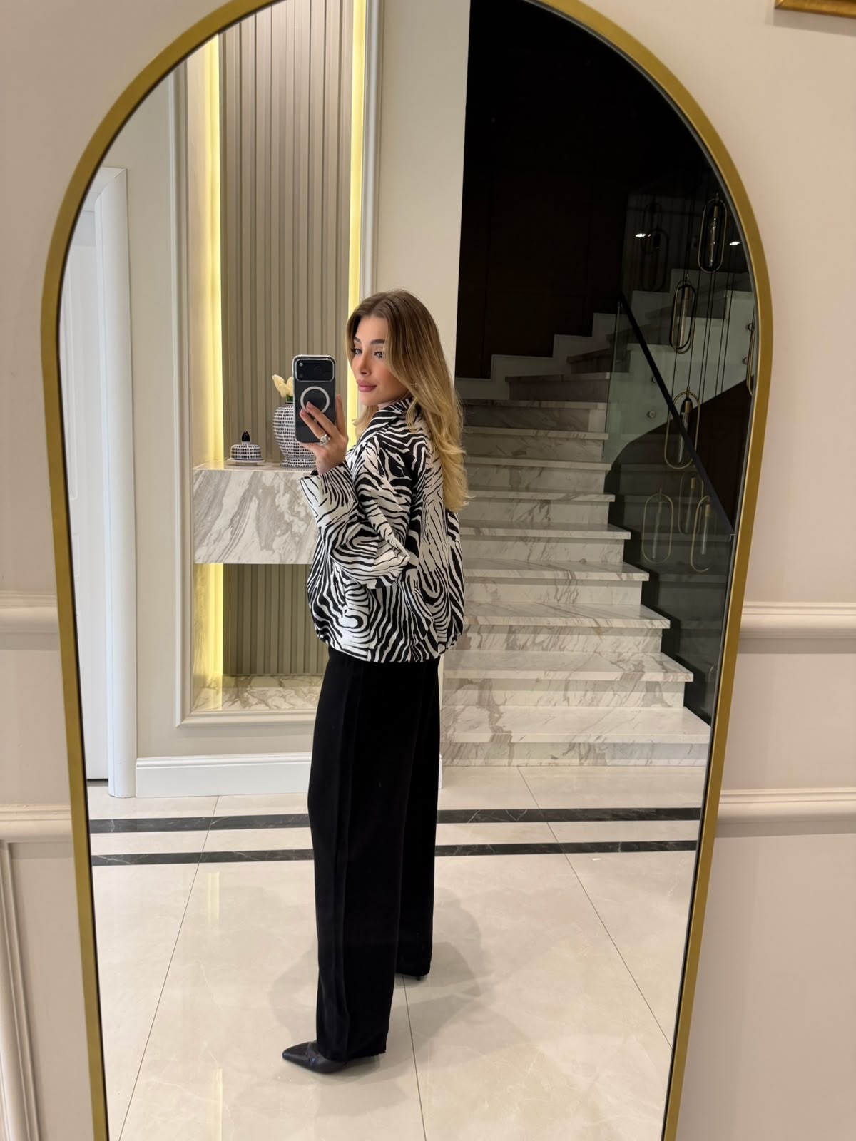 Zebra Desen Lisa Ceket - ÖN SİPARİŞTİR ÜRÜN ÇIKIŞ TARİHİ 25.09.2026 TARİHİNDE OLACAKTIR 