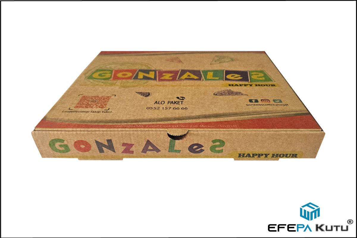 Firma Baskılı Kraft Kutu 22x22x3,5 cm 