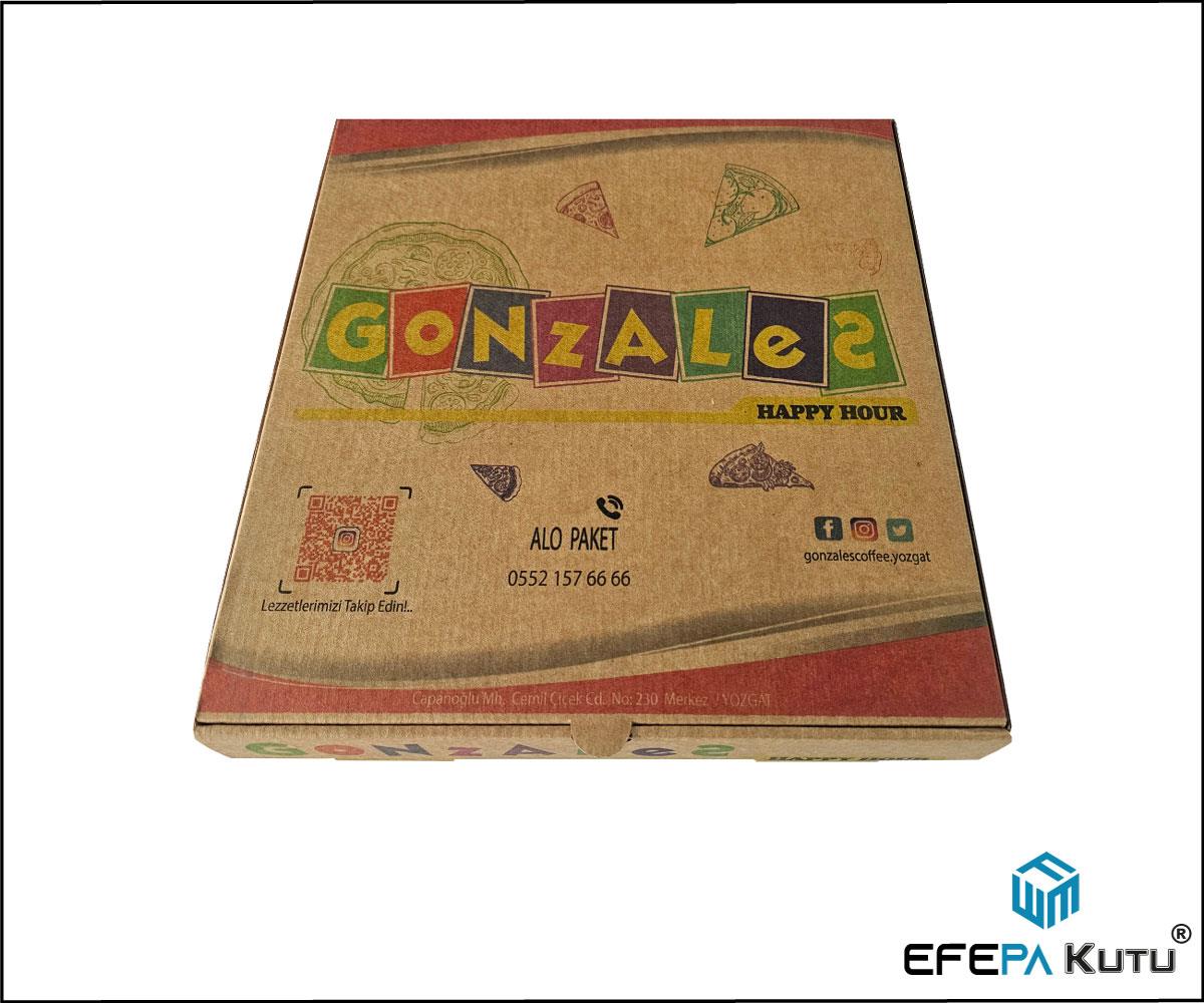 Firma Baskılı Kraft Kutu 33x33x4 cm