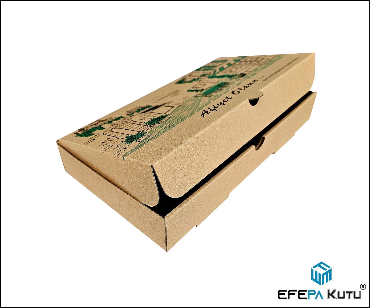 Karton Pide Kutusu 30x13x3,5 cm 100'lü