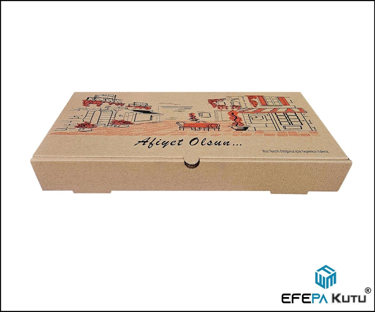 Karton Pide Kutusu 42x14x4 cm 100'lü