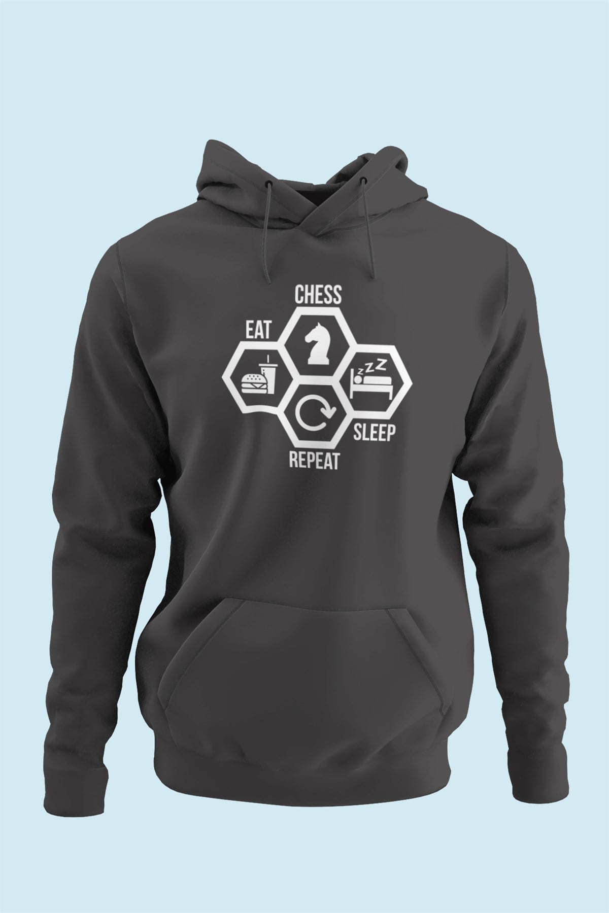 Eat-Chess-Sleep-Repeat Hoodie