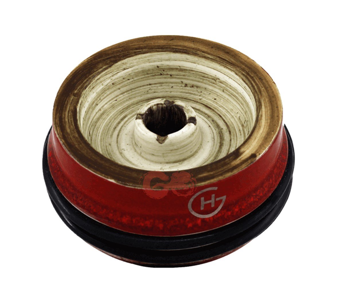 Geometry Bowl Red Lüle