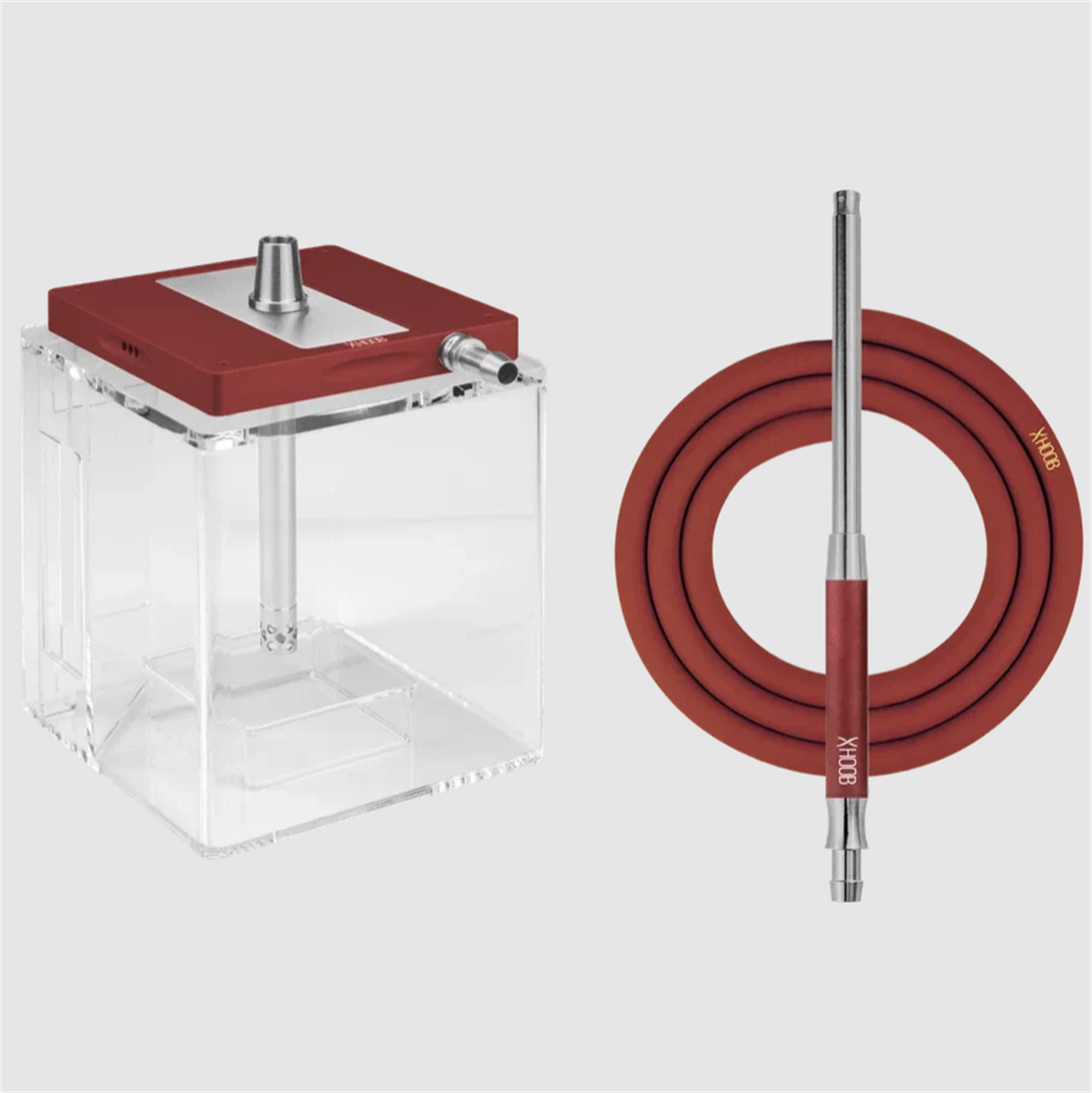 Hoob Atom | Wine Red Steel
