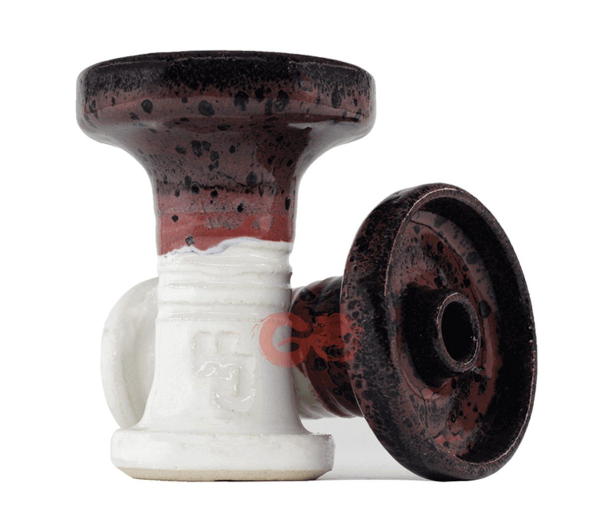 HookahJohn Retro Harmony Blackberry Over White