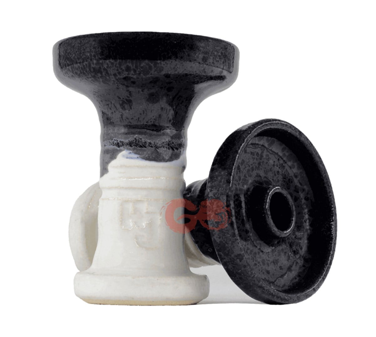 HookahJohn Retro Harmony Wet Ash Over White