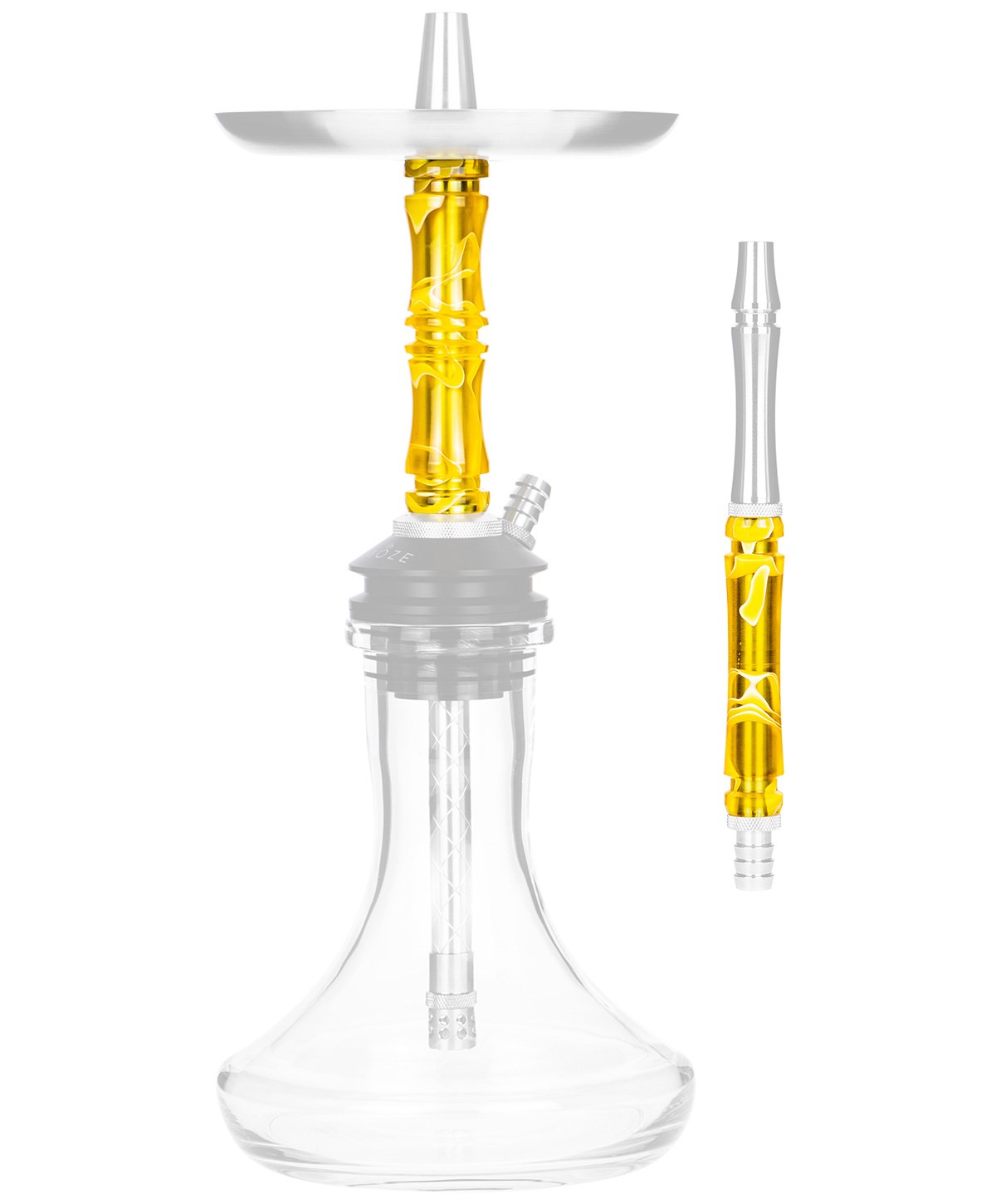 Moze Breeze Two Wavy Yellow Sleeve Set