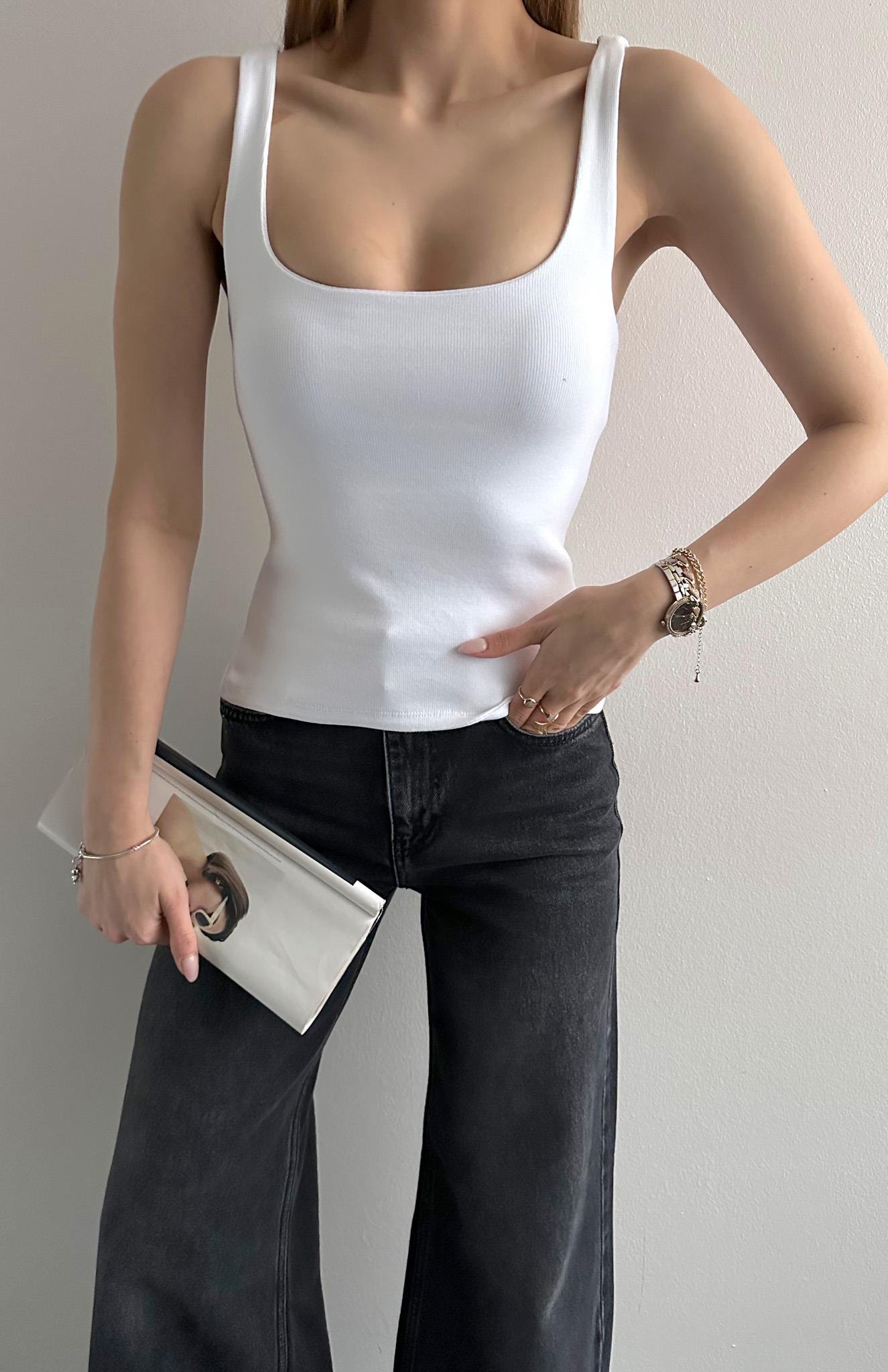 Askılı Atlet BEYAZ