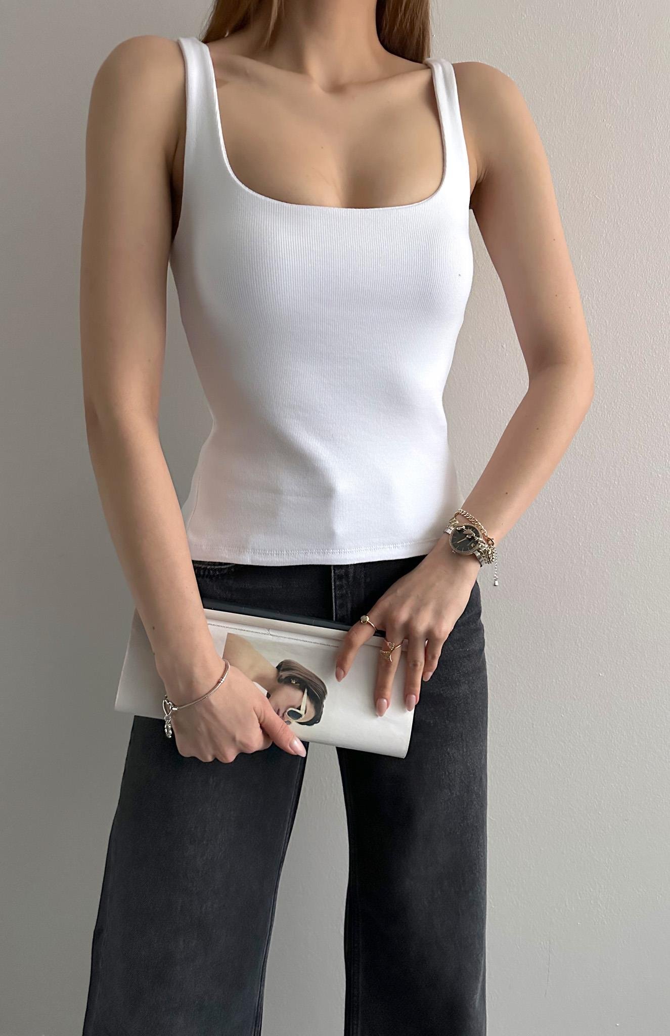 Askılı Atlet BEYAZ