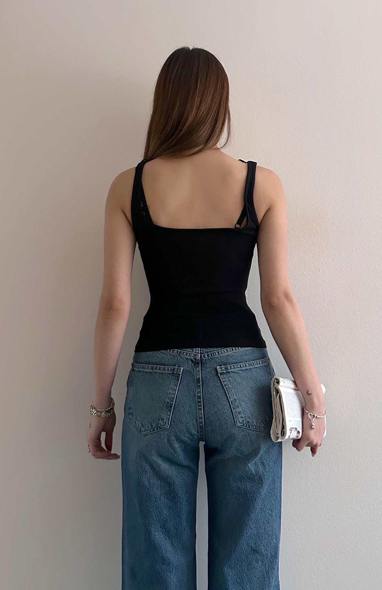 Askılı Atlet SİYAH