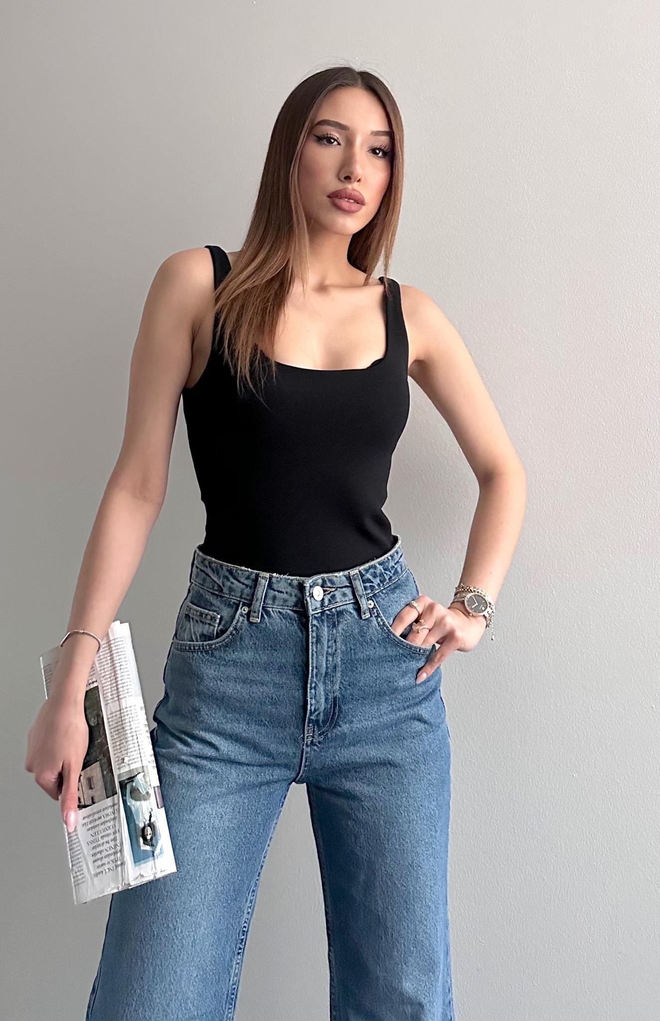 Askılı Atlet SİYAH