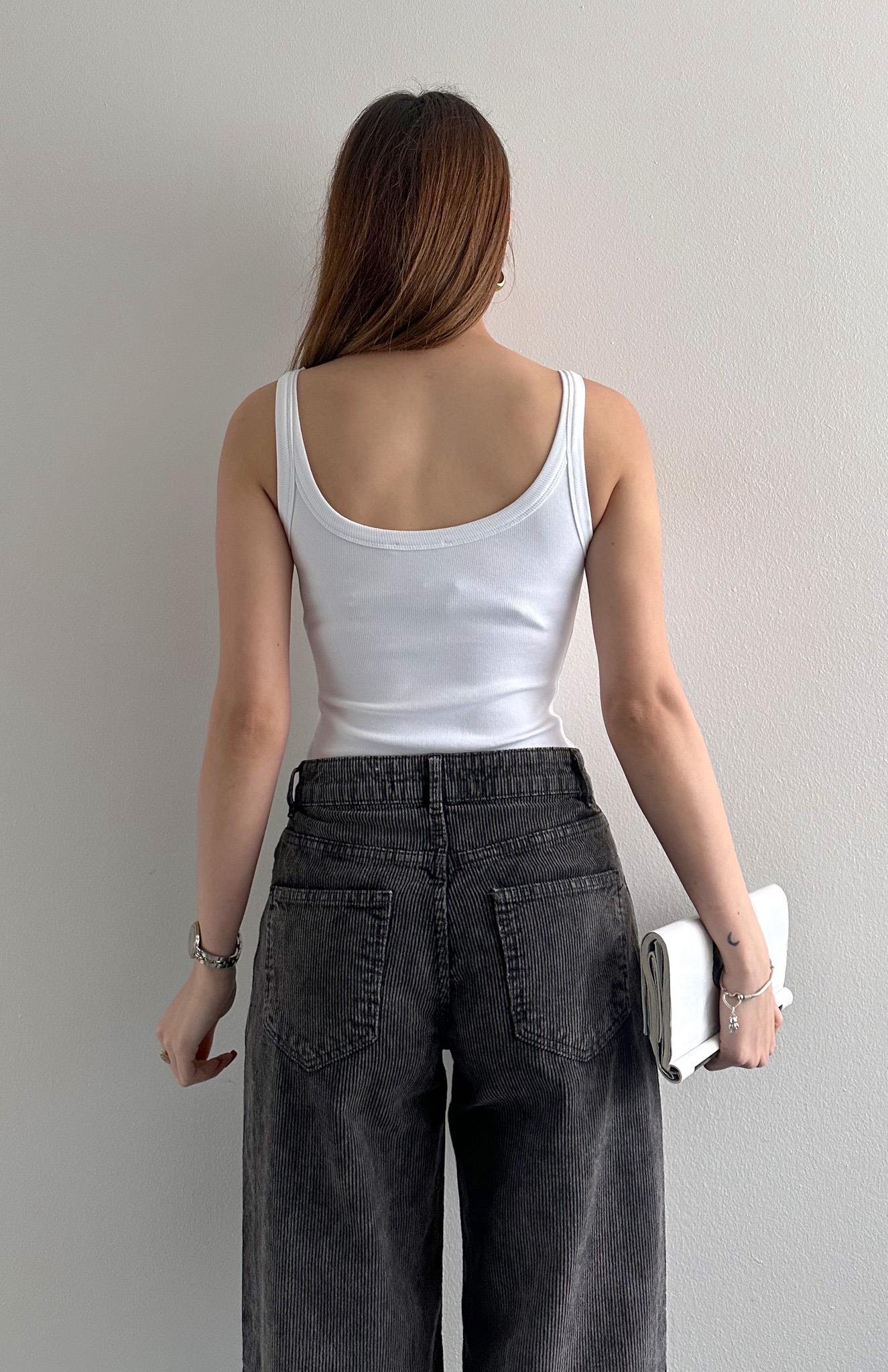 Askılı Body Atlet BEYAZ