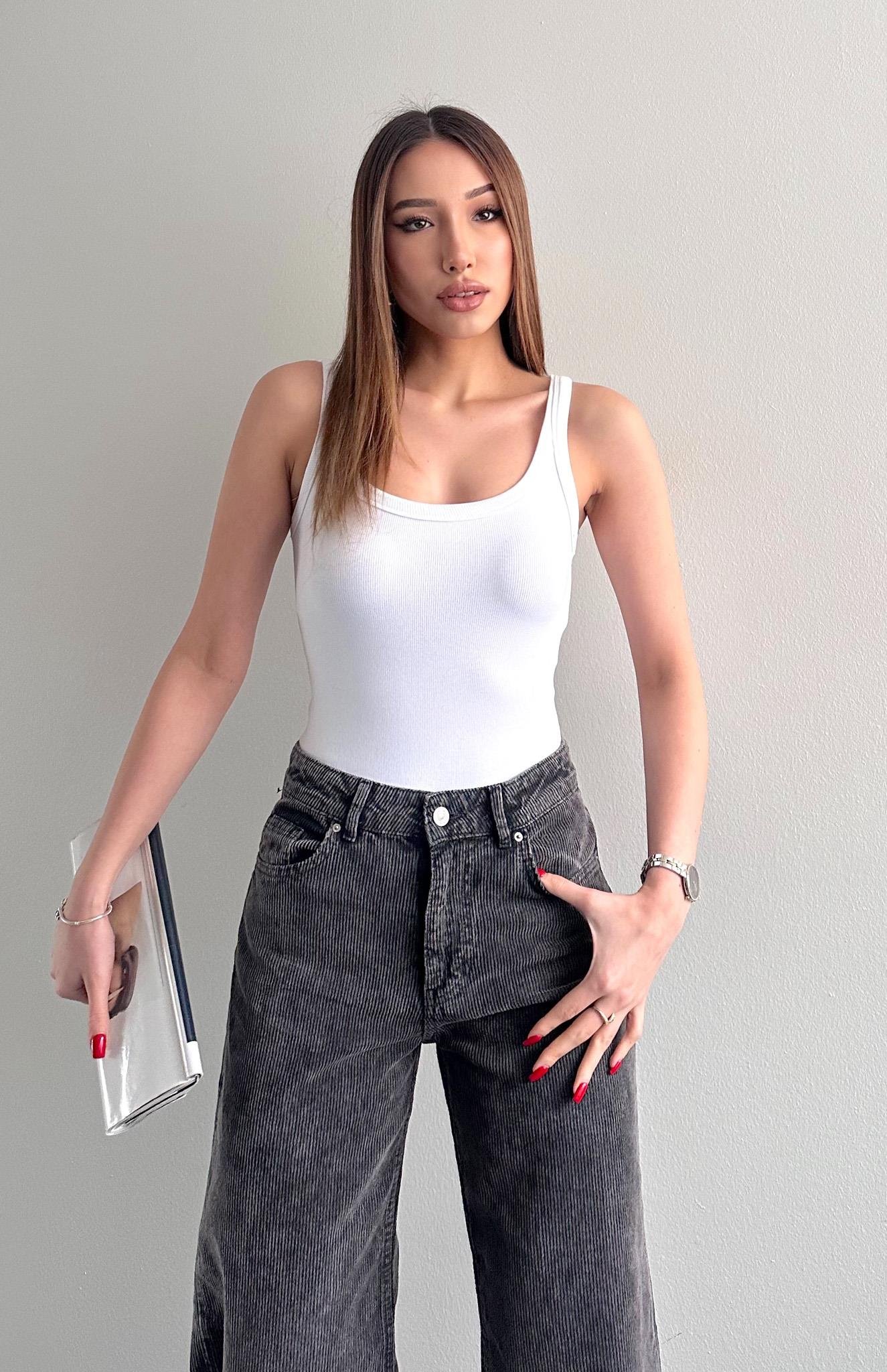 Askılı Body Atlet BEYAZ