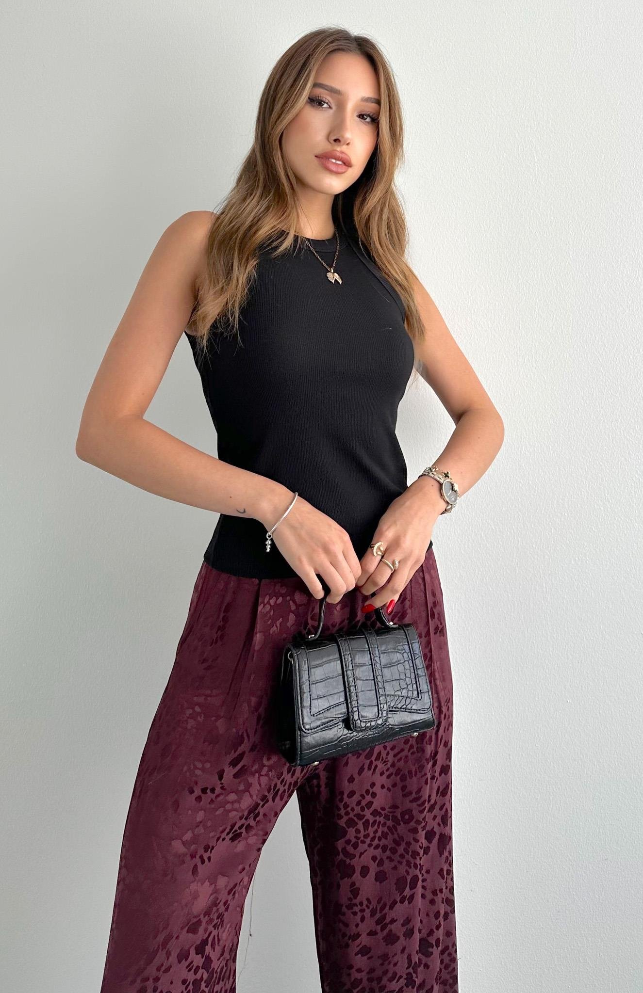 Geniş Biyeli Atlet SİYAH